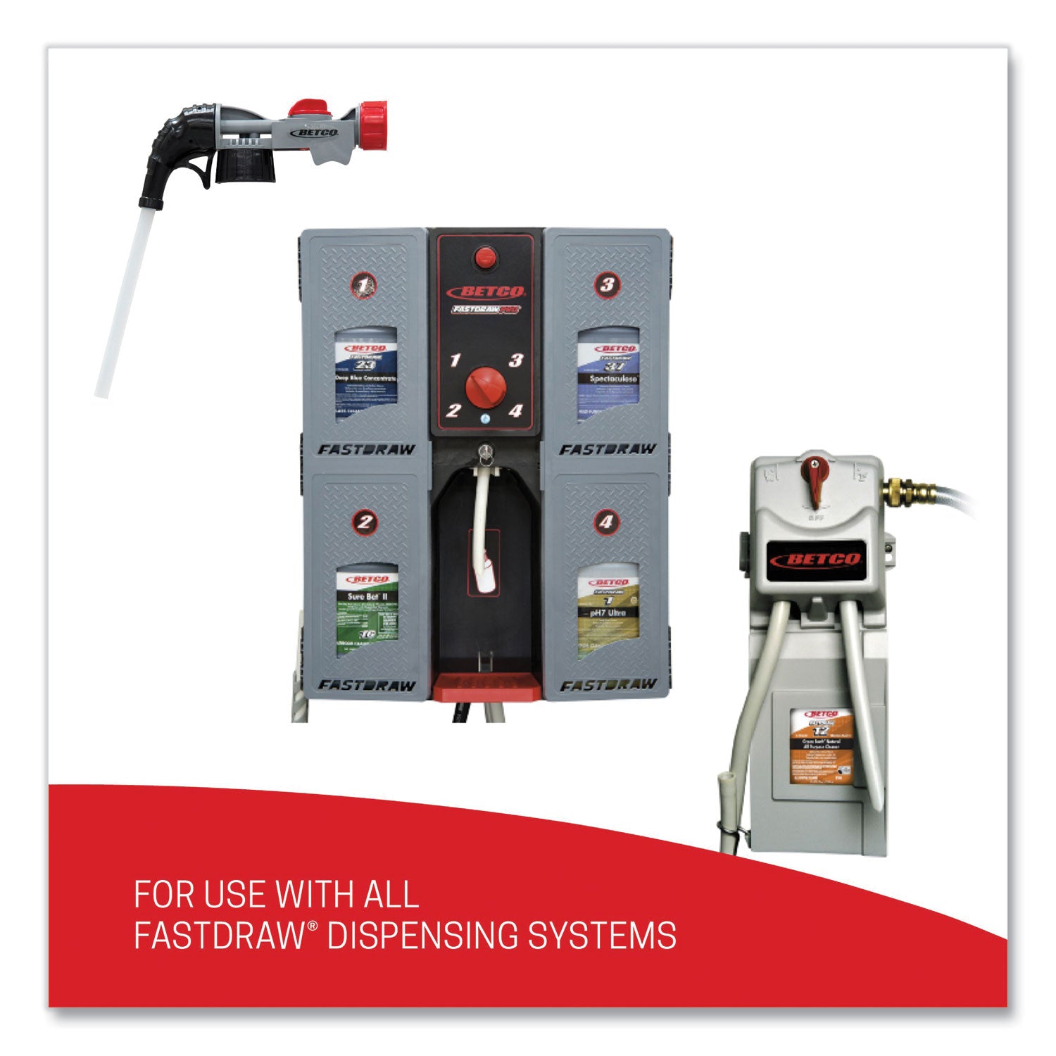 Betco® AF315 Disinfectant Cleaner, Citrus Floral Scent, 2 L Bottle, 4/Carton