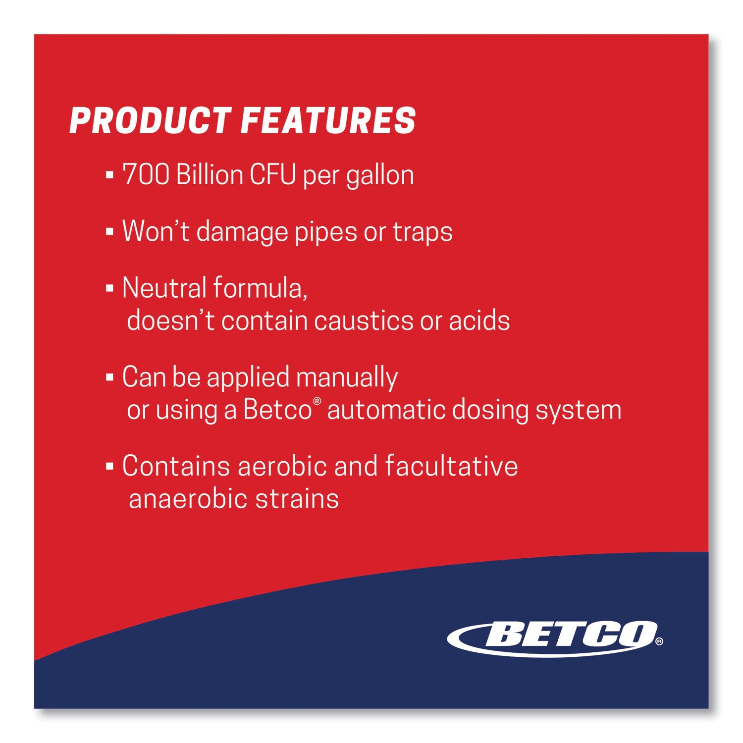 Betco® BioActive Solutions Drain and Trap Treatment, Ocean Scent, 1 gal Bottle, 4/Carton