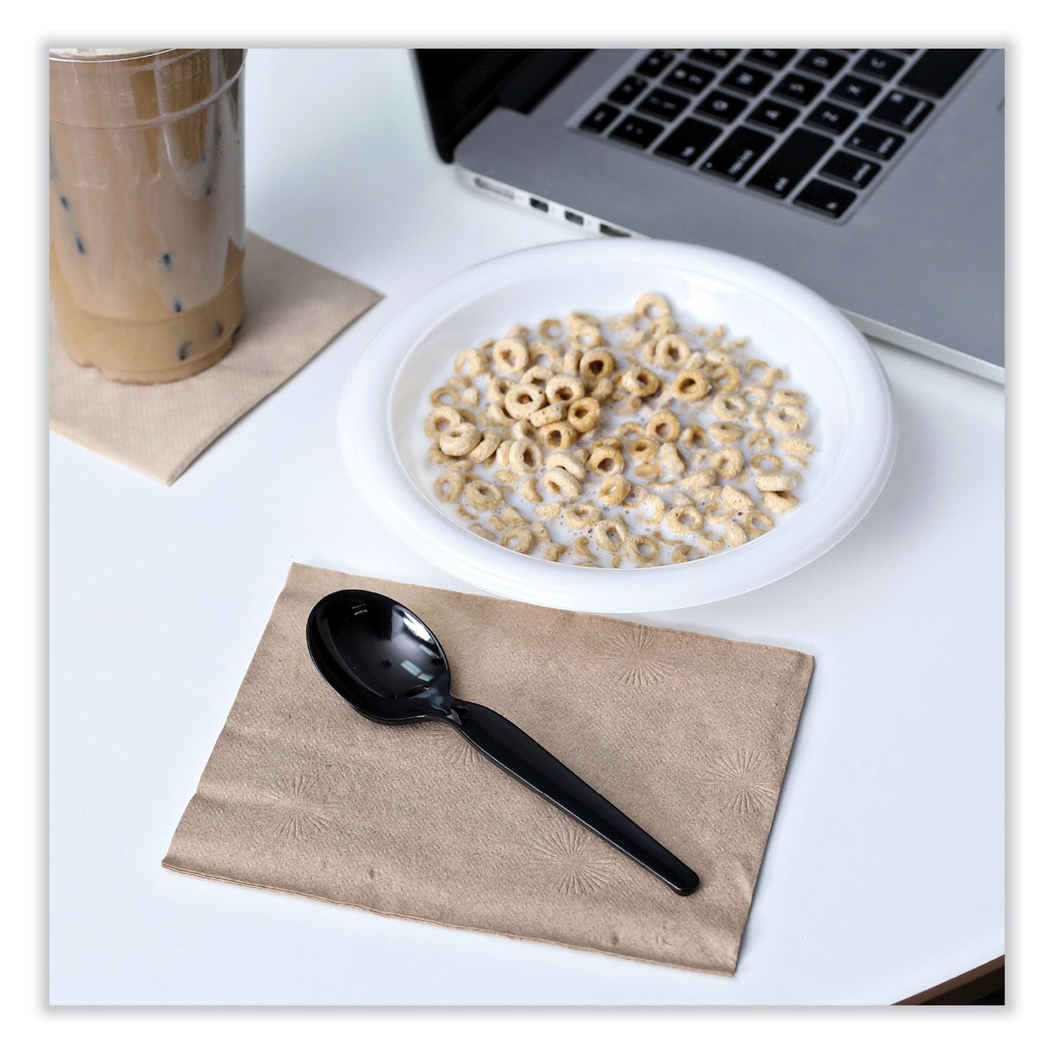 Boardwalk® Hi-Impact Plastic Dinnerware, Bowl, 10 oz to 12 oz, White, 1,000/Carton