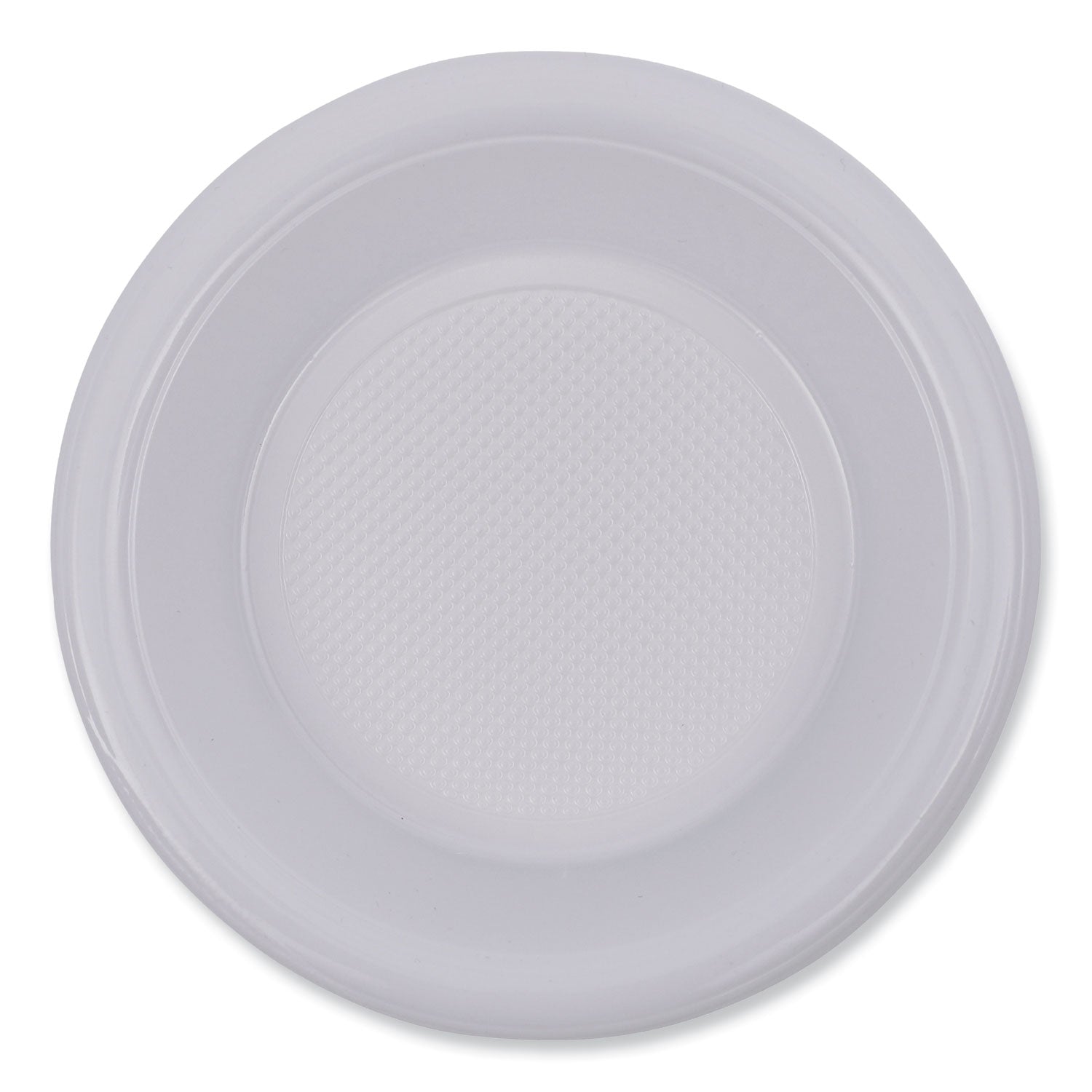 Boardwalk® Hi-Impact Plastic Dinnerware, Bowl, 10 oz to 12 oz, White, 1,000/Carton