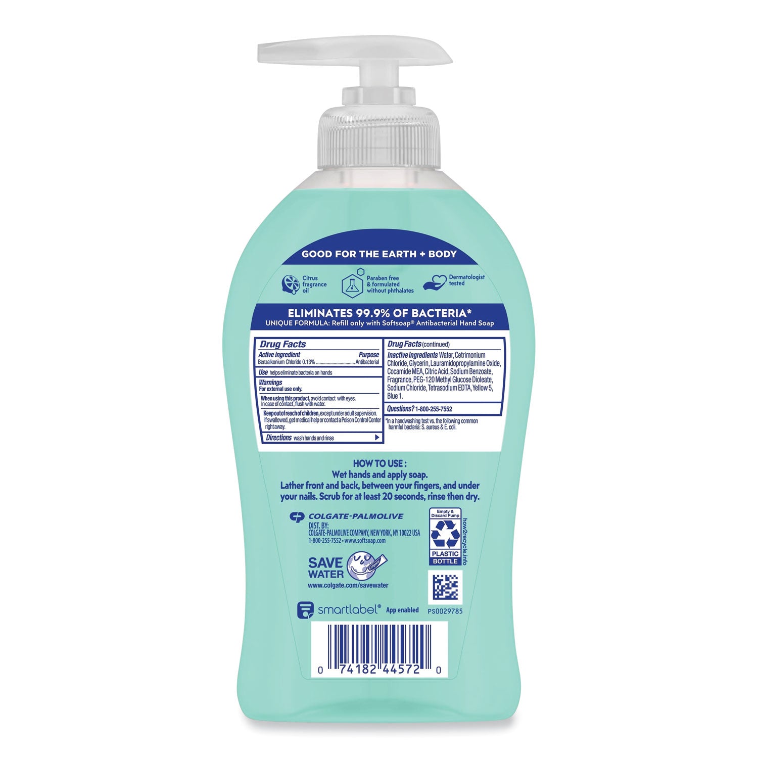 Softsoap® Antibacterial Hand Soap, Fresh Citrus Scent, 11.25 oz