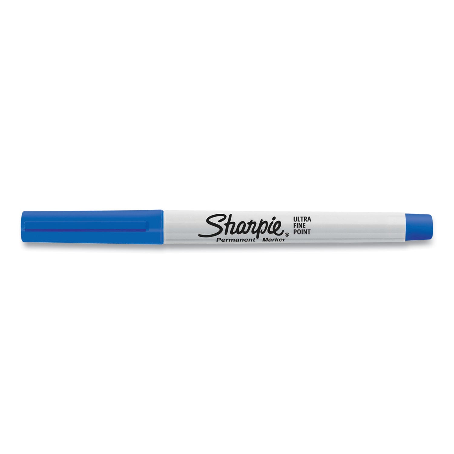 Sharpie® Ultra Fine Tip Permanent Marker, Ultra-Fine Needle Tip, Blue, Dozen