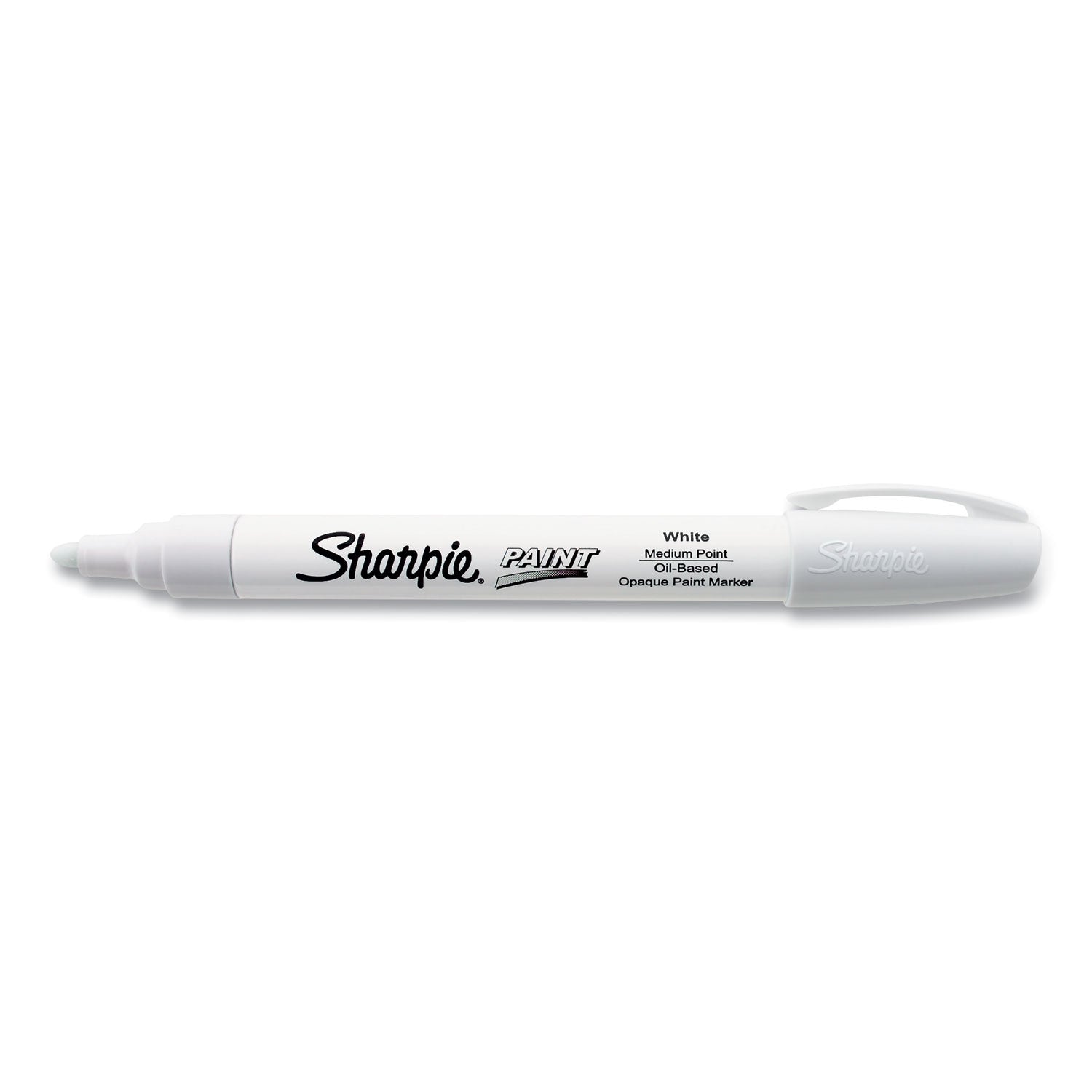 Sharpie® Permanent Paint Marker, Medium Bullet Tip, White
