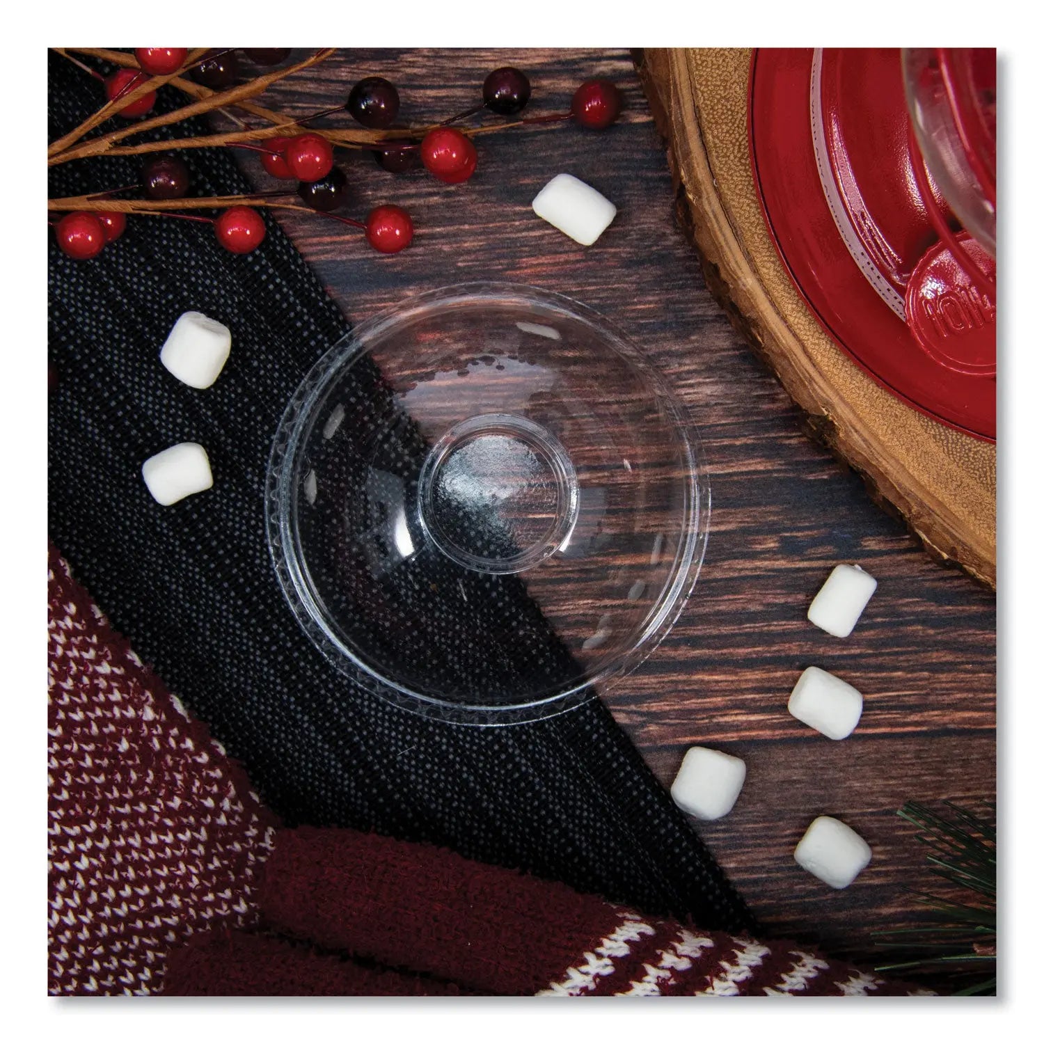 Plastic Dome Lid, Fits 5.5 oz to 26 oz Foam Cups, Clear, 1,000/Carton Dart® Flipcost