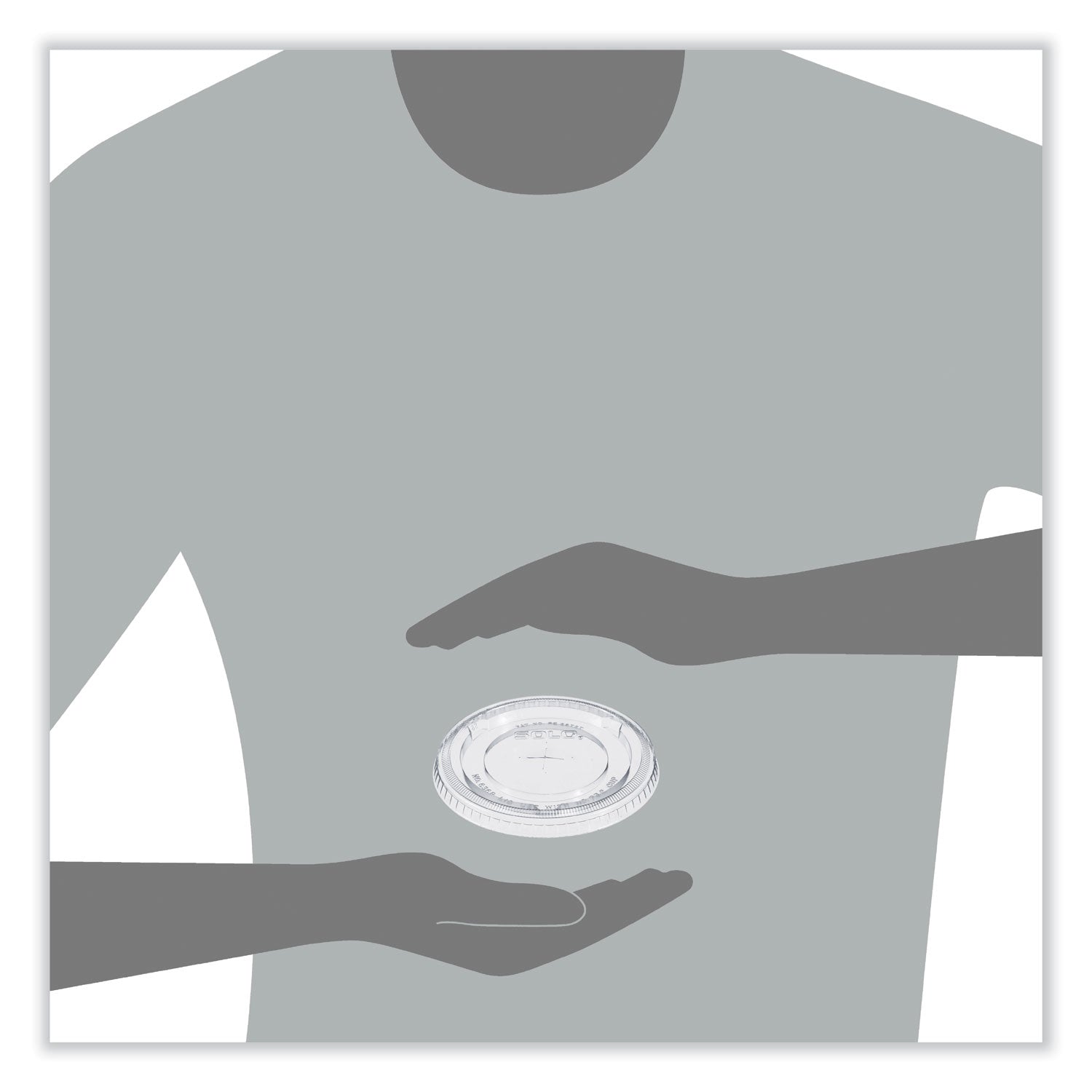 Dart® Plastic Cold Cup Lids, Fits 32 oz Cold Cups, Plastic, Clear, 500/Carton