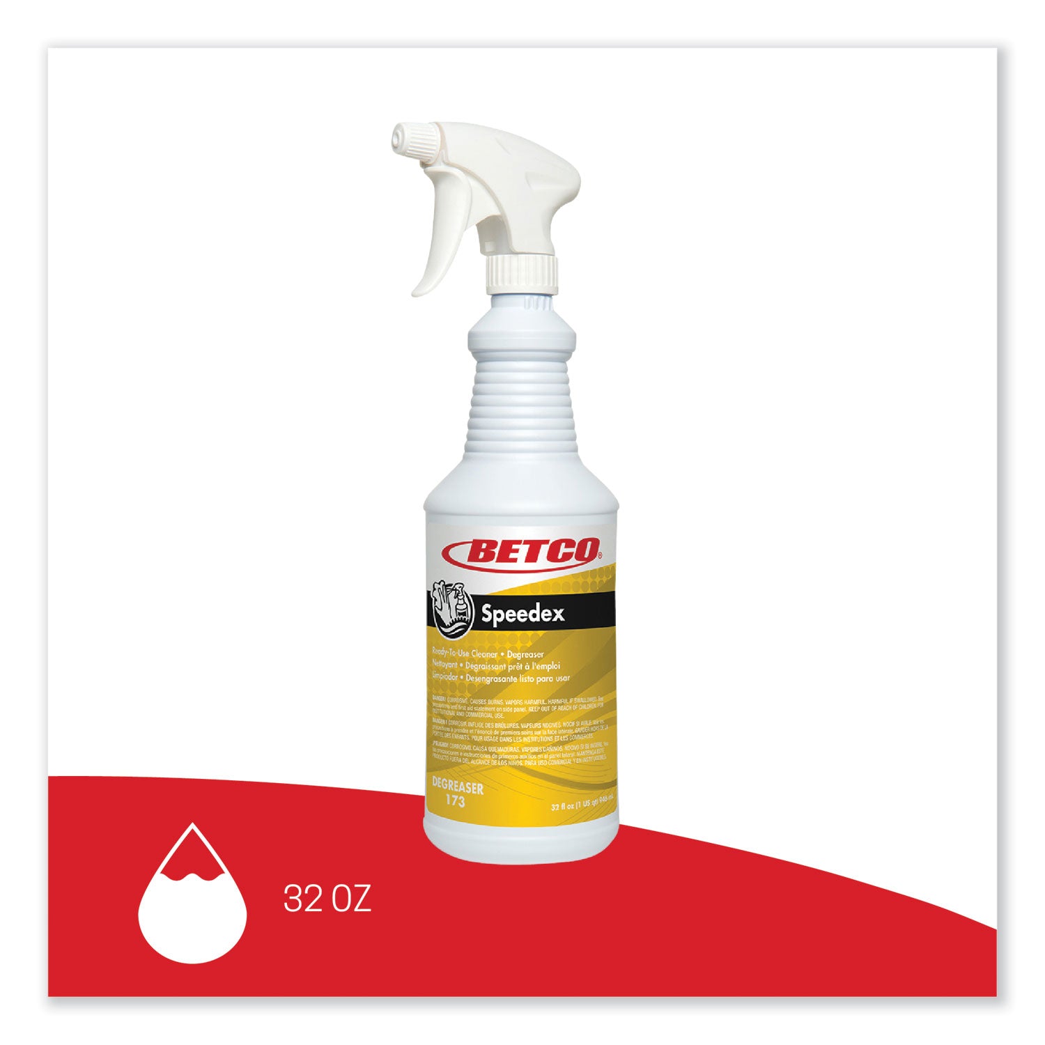 Betco® Speedex Degreaser, Mint, 32 Oz Spray Bottle, 12/carton