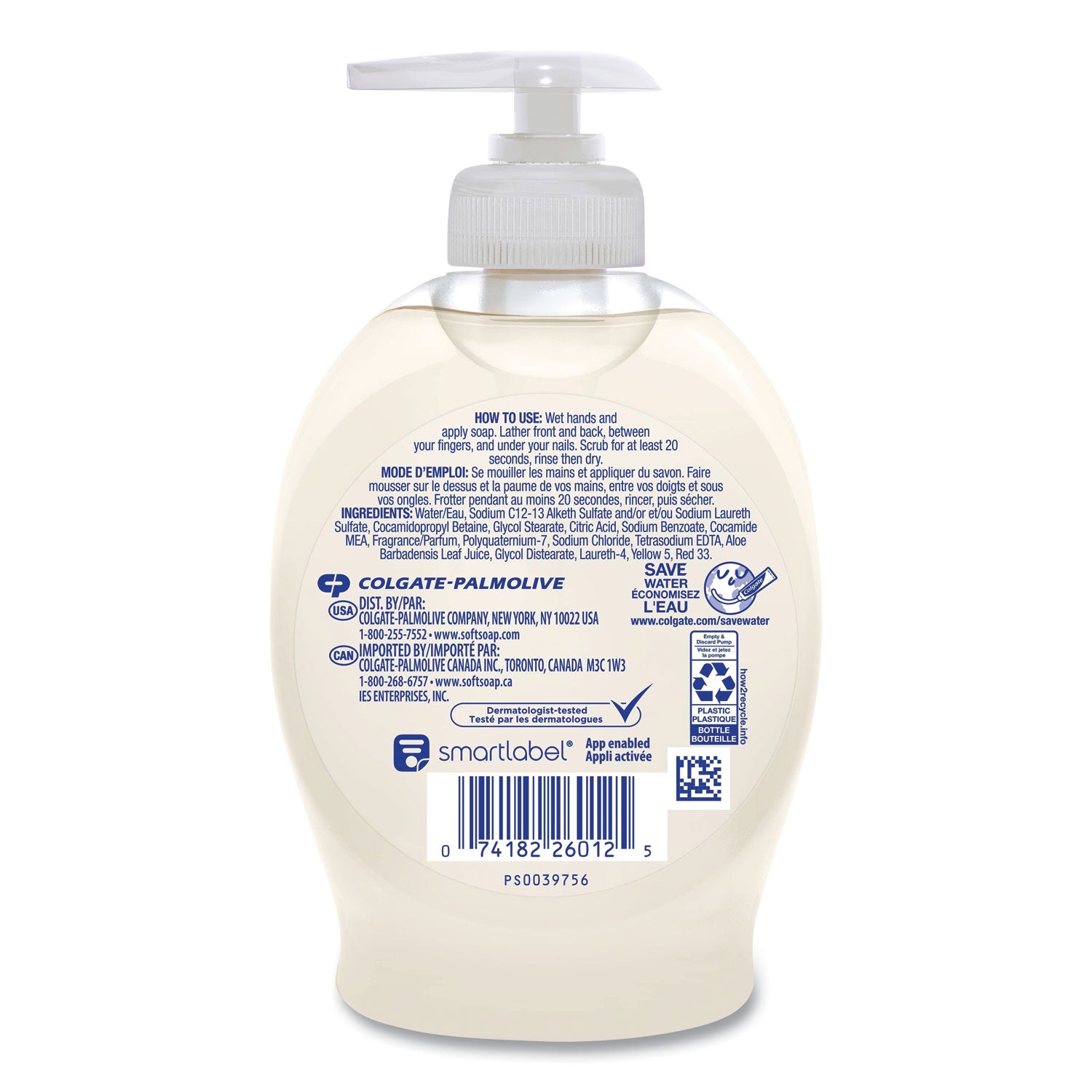 Softsoap® Liquid Hand Soap with Aloe, Clean Fresh Scent, 7.5 oz