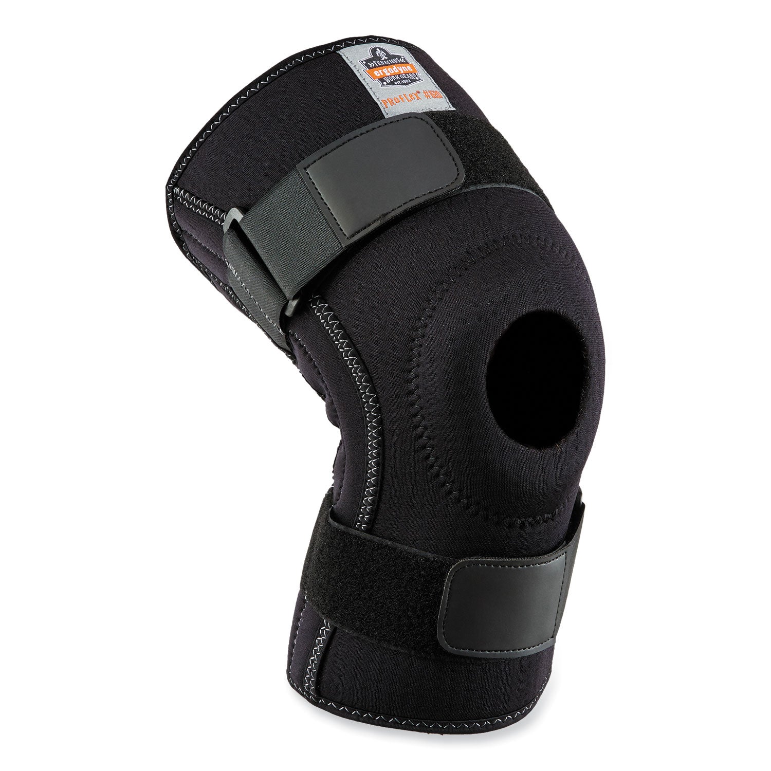 ProFlex 620 Open Patella Spiral Stays Knee Sleeve, Small, Black