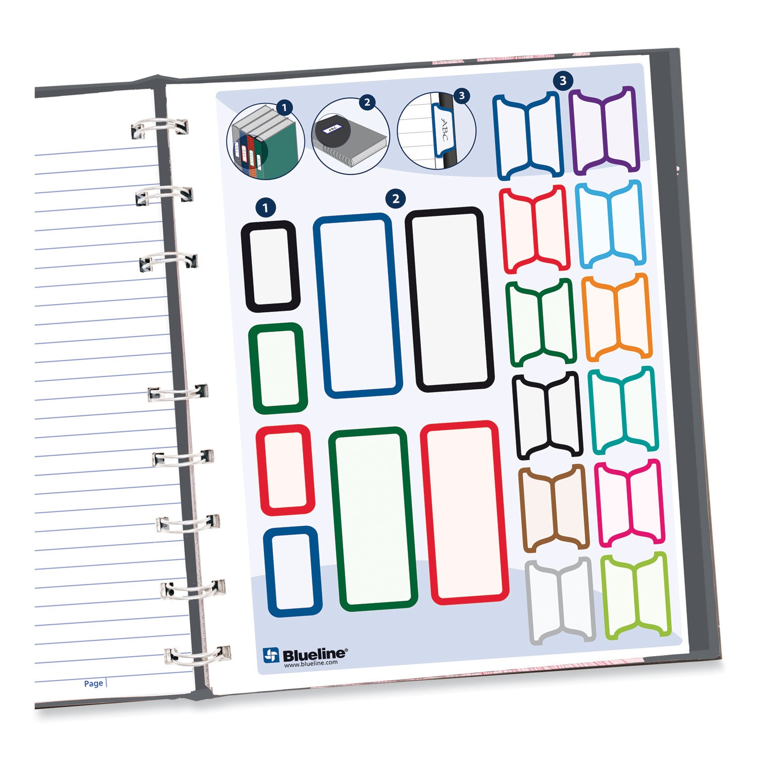 Blueline® Notepro Notebook, 1-Subject, Medium/college Rule, Pink/gray Cover, (75) 9.25 X 7.25 Sheets