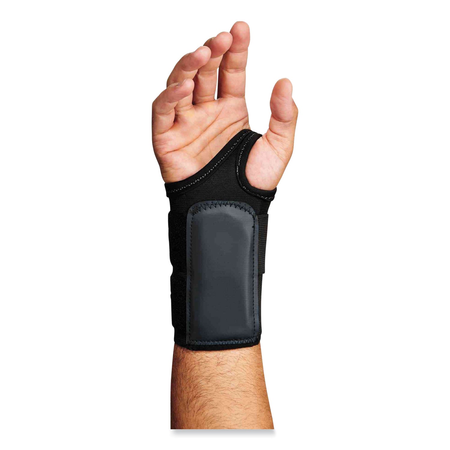 ergodyne® ProFlex 4010 Double Strap Wrist Support, X-Large, Fits Left Hand, Black