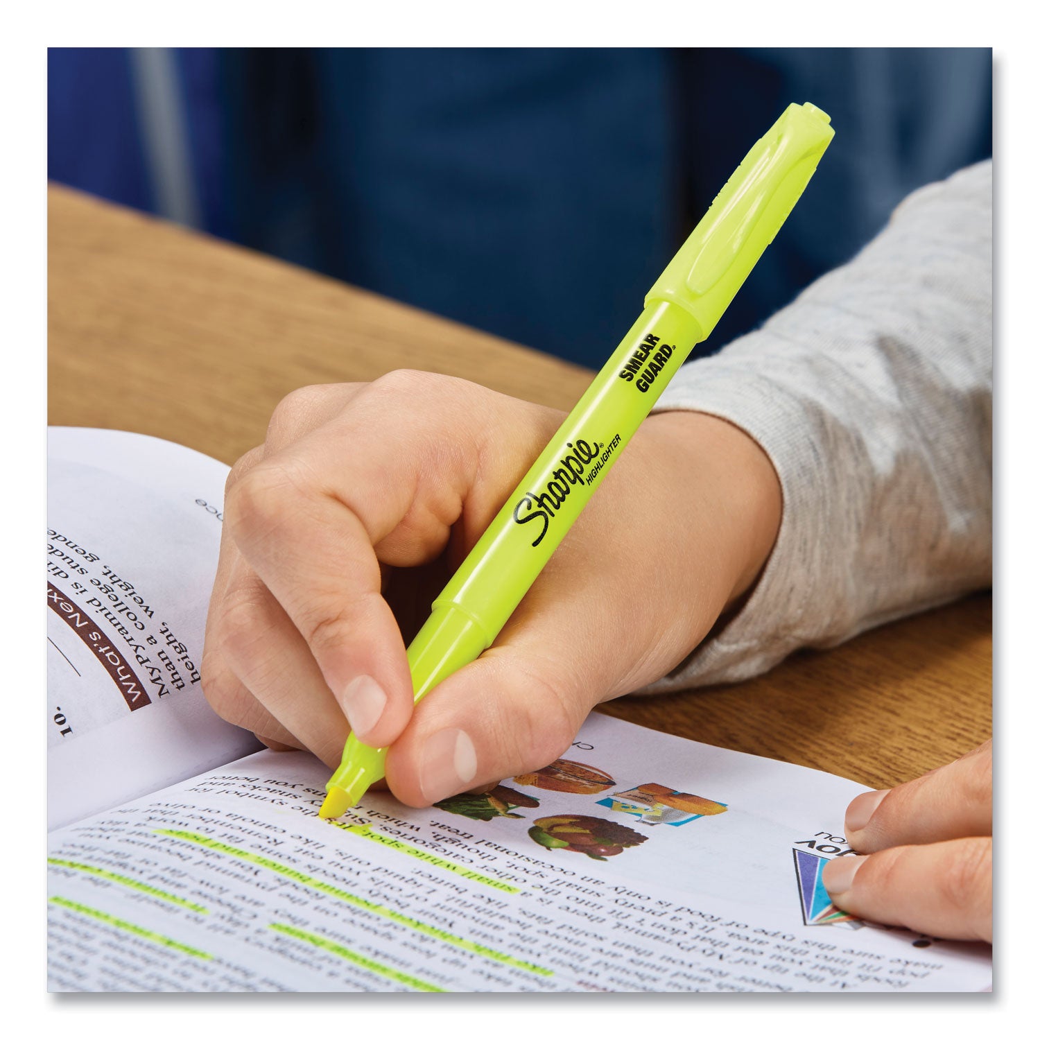 Sharpie® Pocket Style Highlighters, Assorted Ink Colors, Chisel Tip, Assorted Barrel Colors, 12/Pack