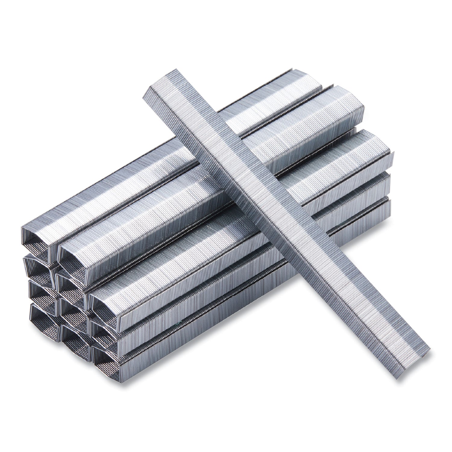 Bostitch® B8 Powercrown Premium Staples, 0.25" Leg, 0.5" Crown, Steel, 5,000/box