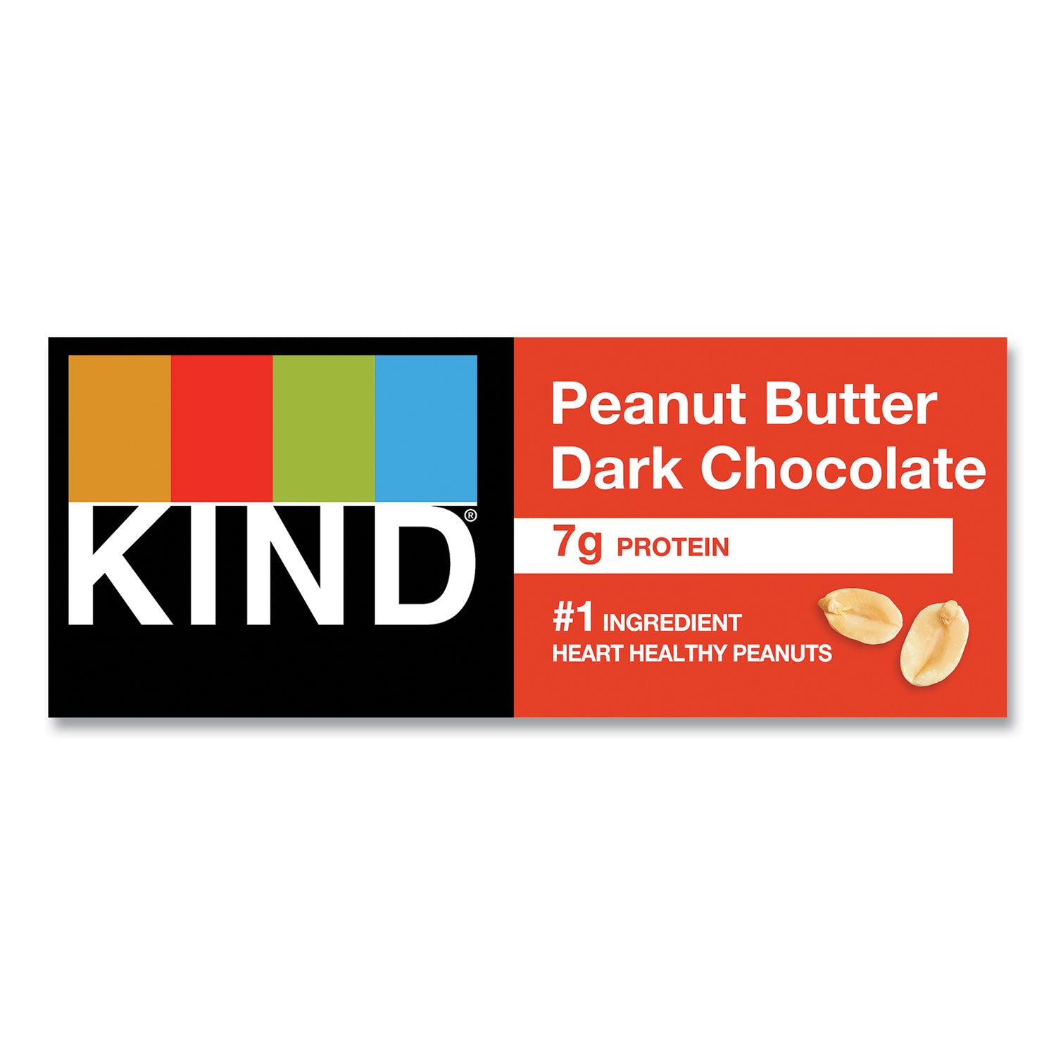 KIND Plus Nutrition Boost Bar, Peanut Butter Dark Chocolate/protein, 1.4 Oz, 12/box
