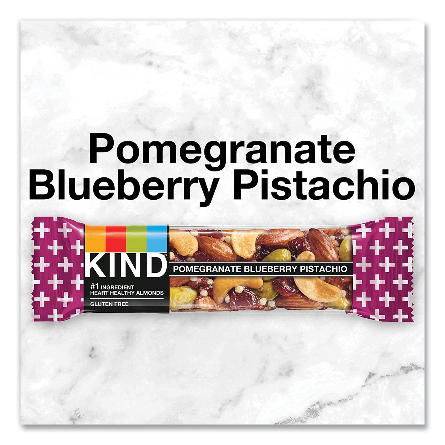 KIND Plus Nutrition Boost Bar, Pom. Blueberry Pistachio/antioxidants, 1.4 Oz, 12/box