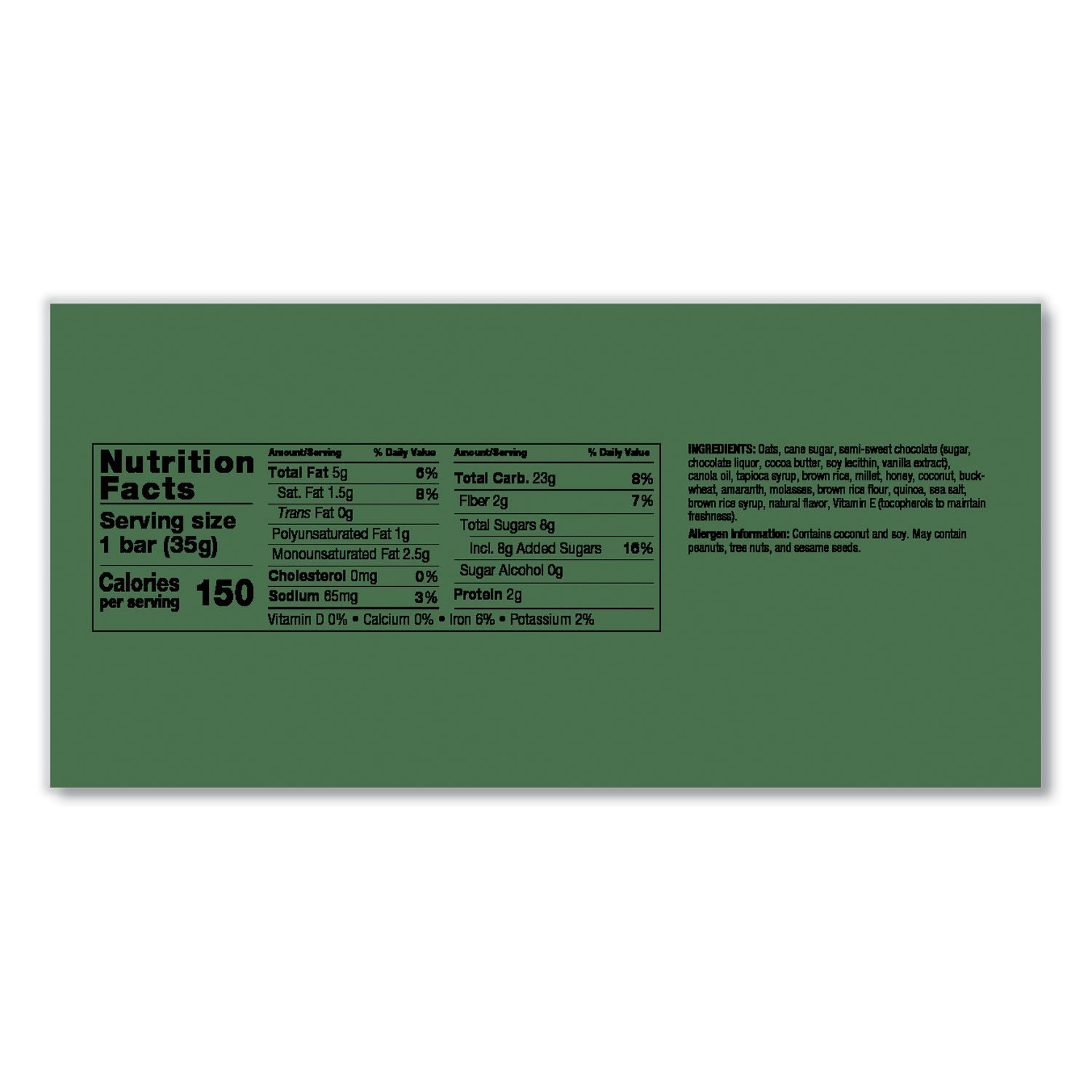 KIND Healthy Grains Bar, Dark Chocolate Chunk, 1.2 Oz, 12/box