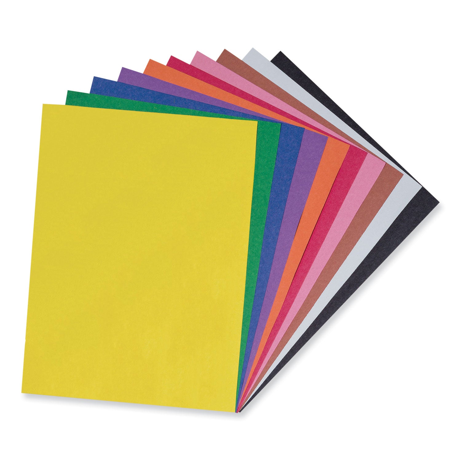 Prang® SunWorks Construction Paper, 50 lb Text Weight, 9 x 12, Assorted, 50/Pack