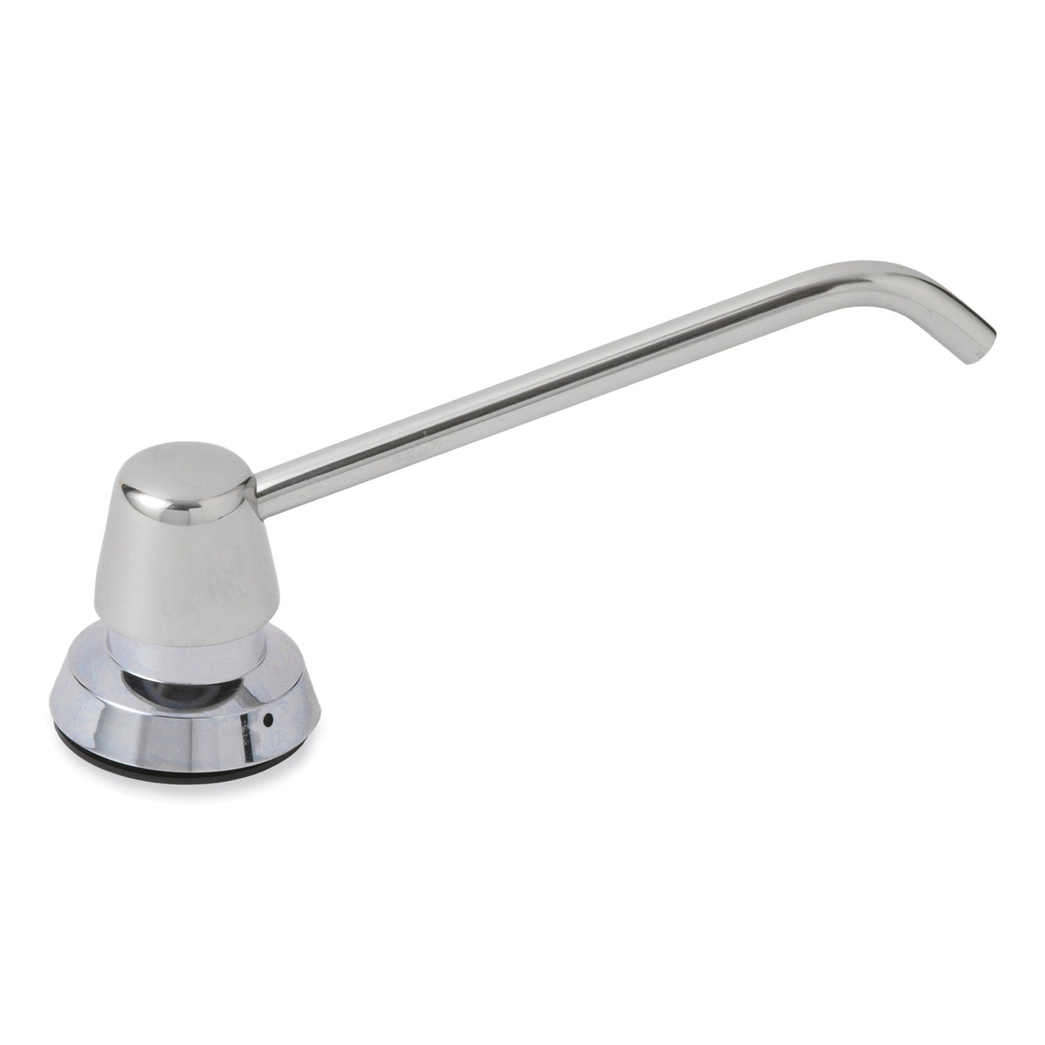 Counter-Mounted Soap Dispenser, 34 oz, 3 x 4 x 6, Stainless Steel