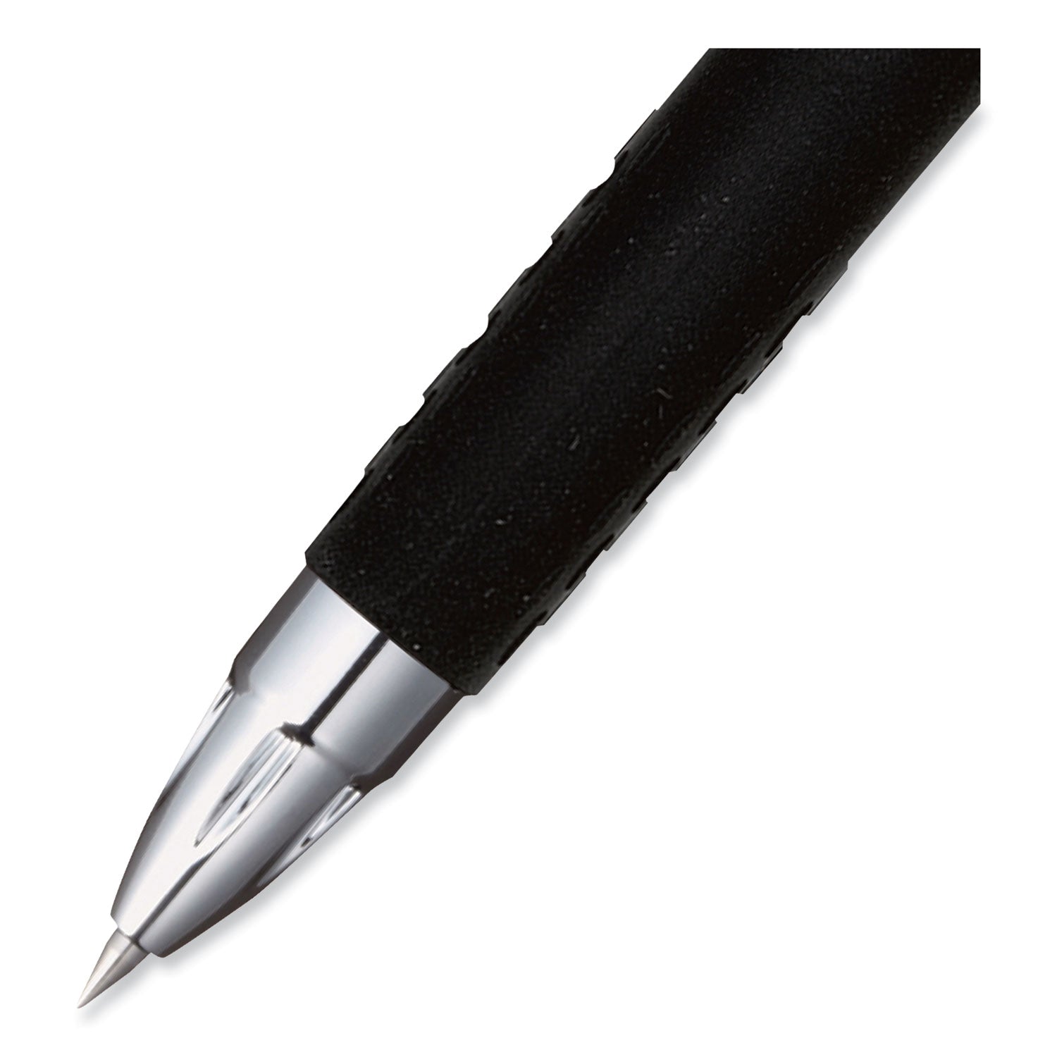 uniball® 207 Ultra Micro Gel Pen, Retractable, Ultra-Micro 0.38 mm, Black Ink, Clear/Black Barrel