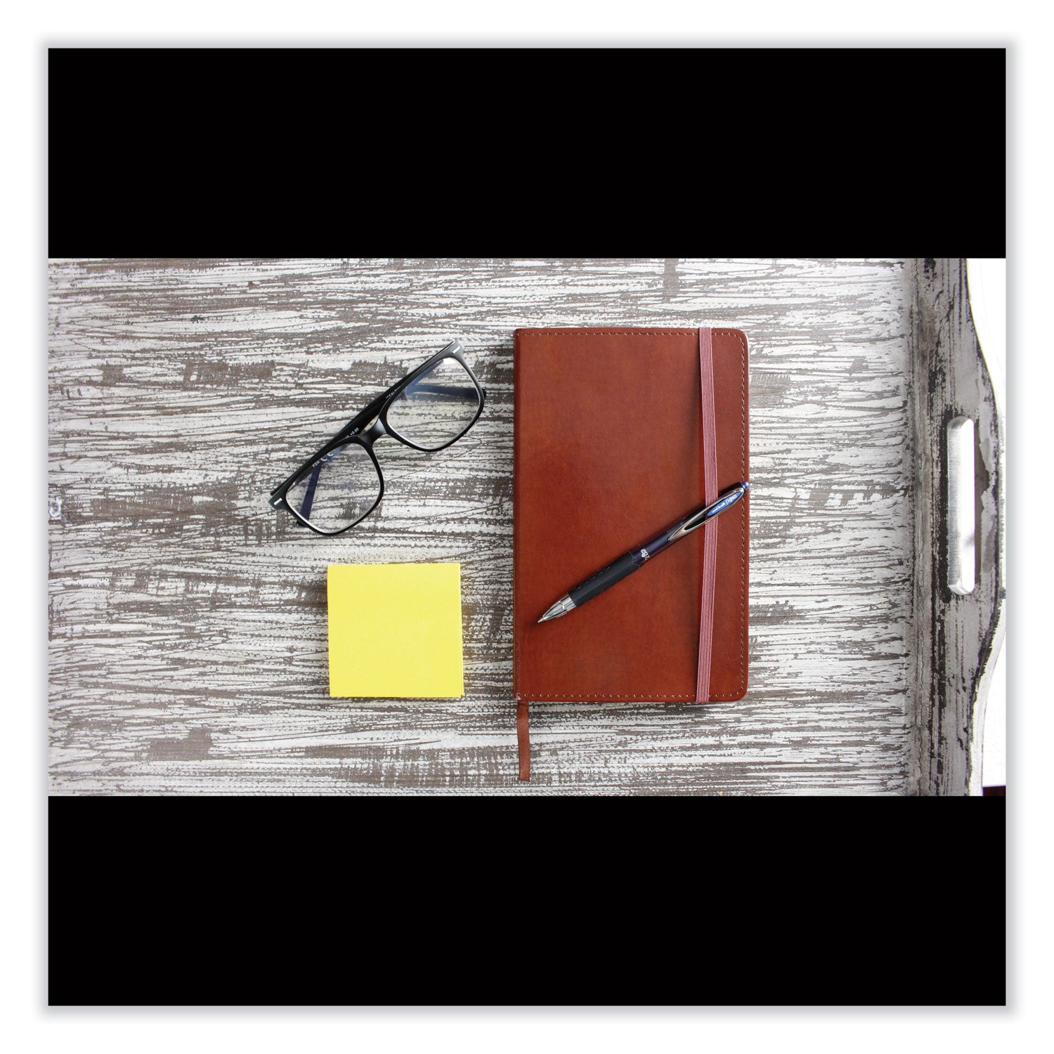 uniball® 207 Ultra Micro Gel Pen, Retractable, Ultra-Micro 0.38 mm, Black Ink, Clear/Black Barrel