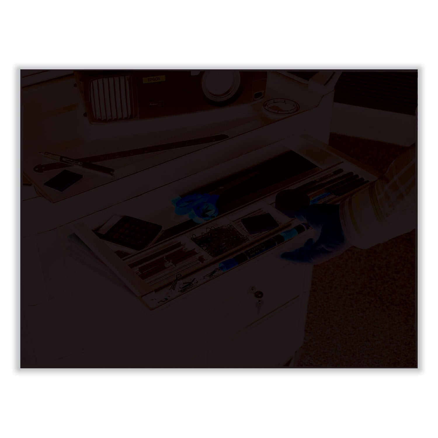 Rubbermaid® Commercial Utility Cart with Locking Doors, Plastic, 3 Shelves, 200 lb Capacity, 33.63" x 18.63" x 37.75", Black