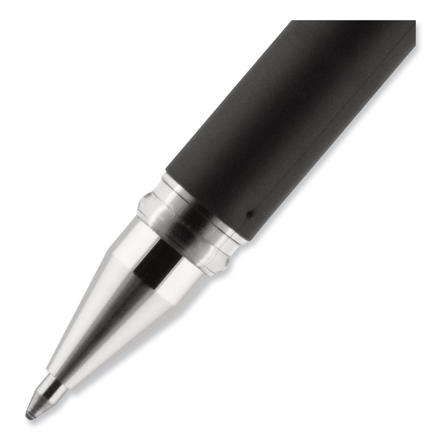 uniball® 207 Impact Gel Pen, Stick, Bold 1 Mm, Black Ink, Silver/black Barrel