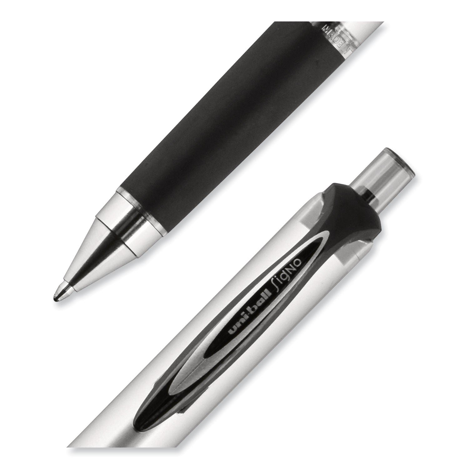 uniball® 207 Impact Gel Pen, Retractable, Bold 1 Mm, Black Ink, Black Barrel