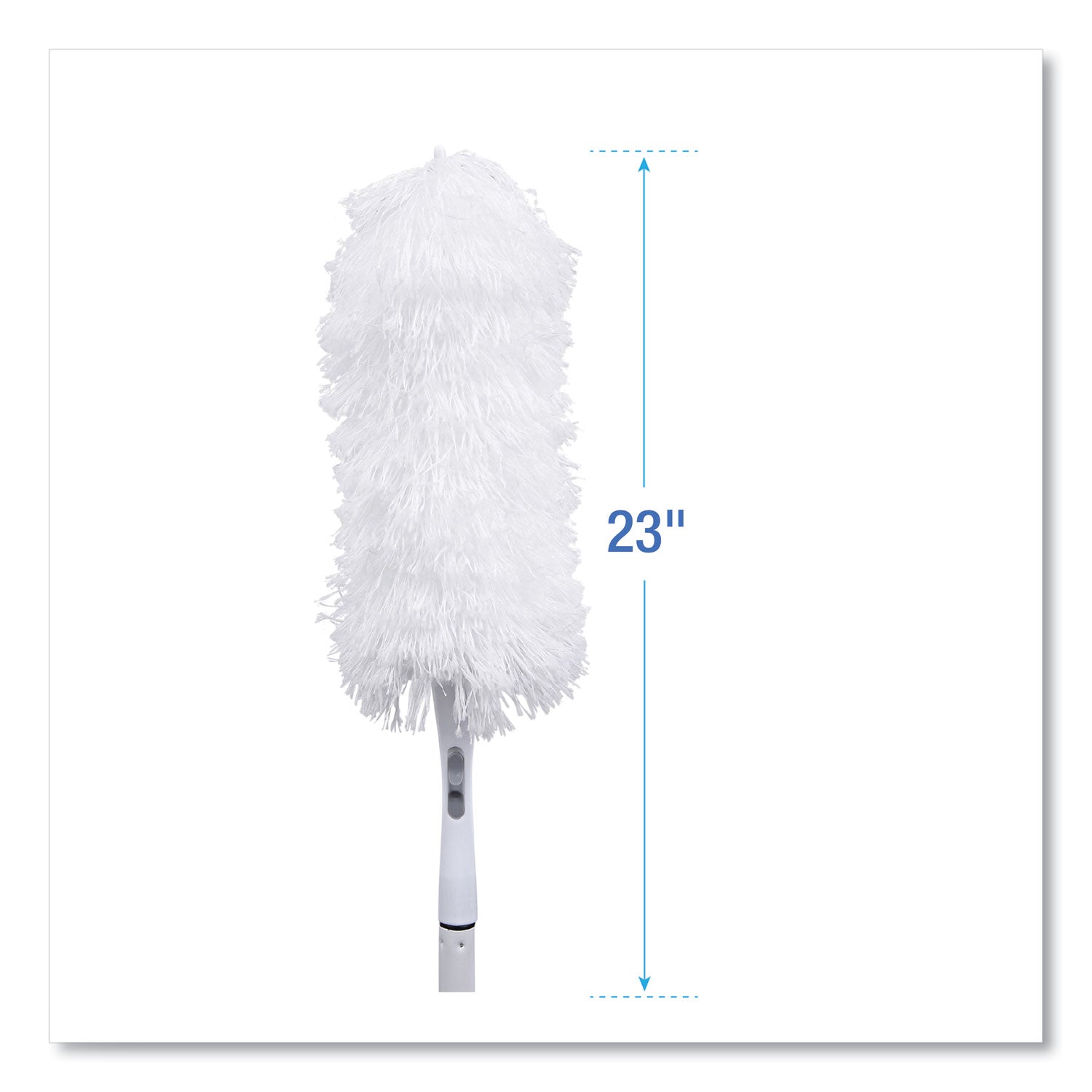 Boardwalk® MicroFeather Washable Microfiber Duster, 23" Plastic Handle