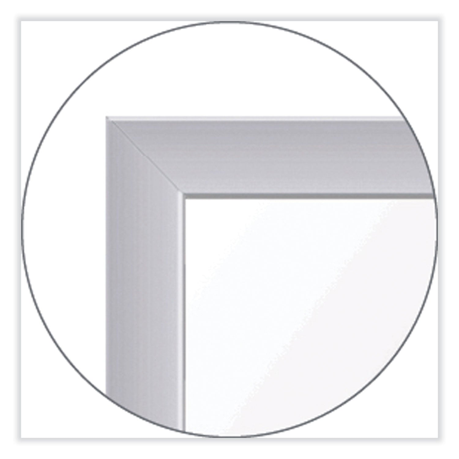 Ghent Nexus Partition Whiteboard, 36" x 48", White Surface, Satin Aluminum Frame