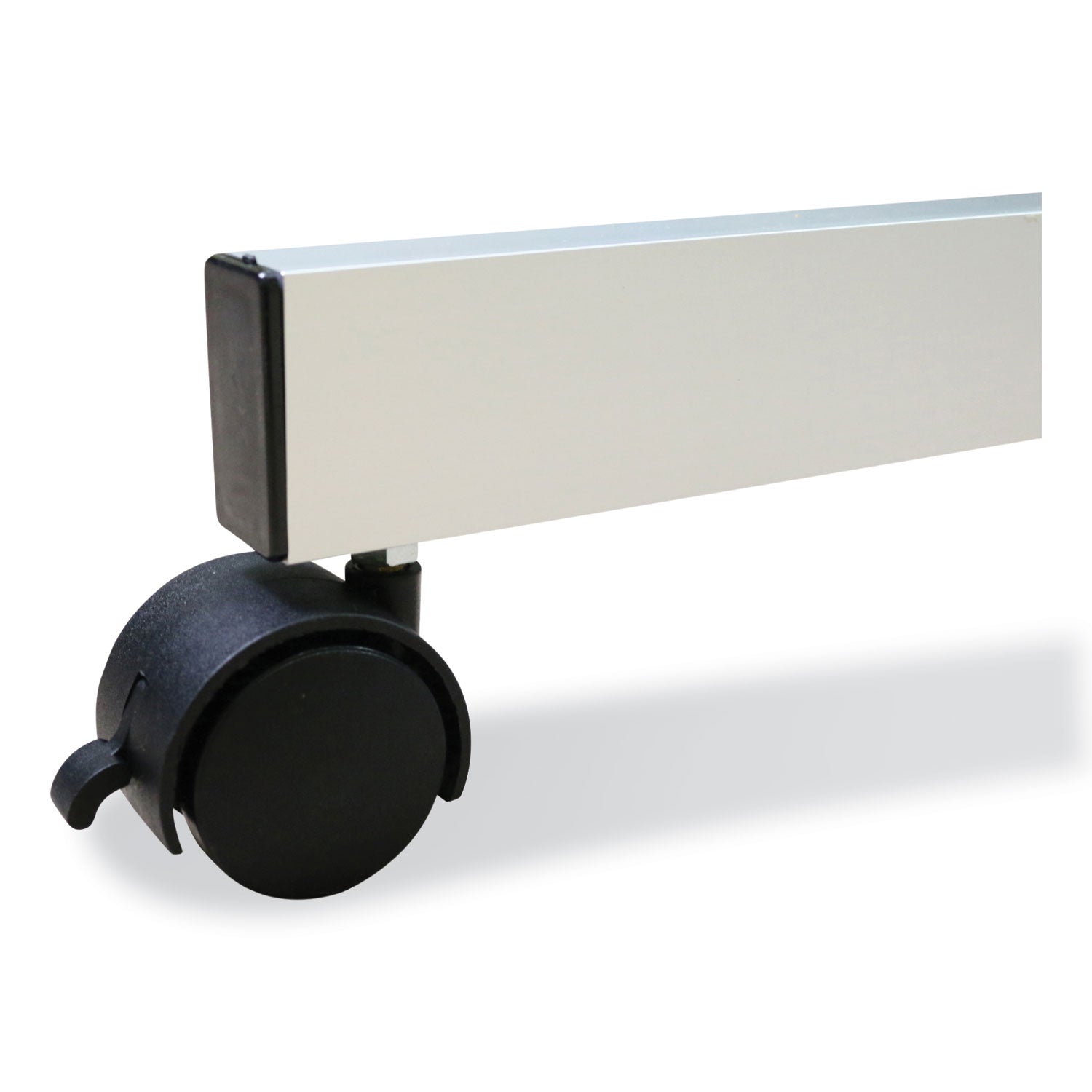 Ghent Nexus Partition Whiteboard, 48" x 60", White Surface, Satin Aluminum Frame