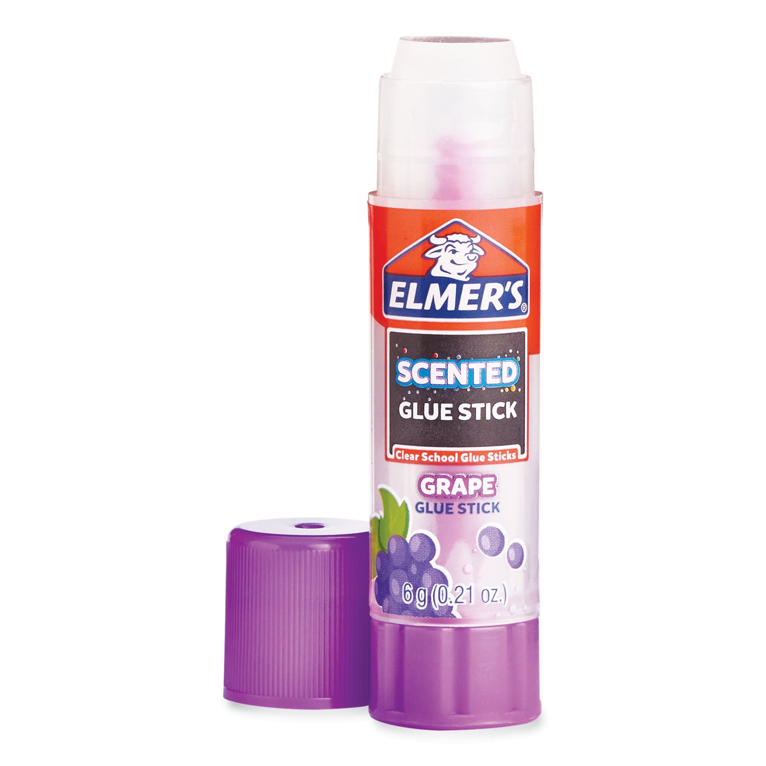 Elmer's® Clear School Glue Stick, Scented, Assorted, 0.21 oz, Dries Clear, 30/Pack
