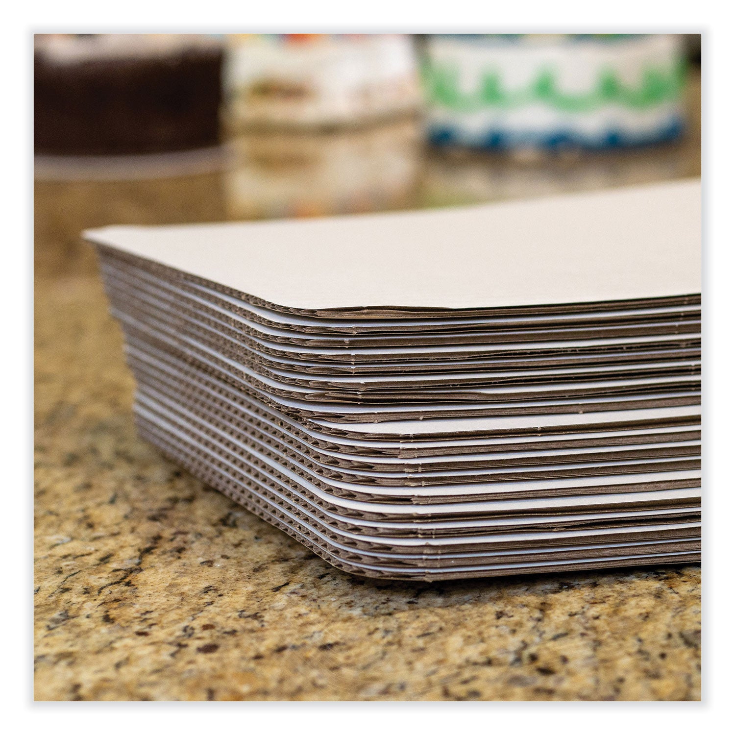 SCT® Bakery Bright White Cake Pad, Double Wall Pad, 25.5 x 17.5, White, Paper, 50/Carton