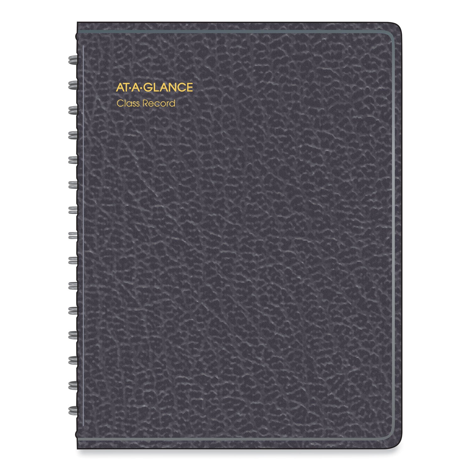 AT-A-GLANCE® Undated Class Record Book, Nine To 10 Week Term: Two-Page Spread (35 Students), 10.88 X 8.25, Black Cover
