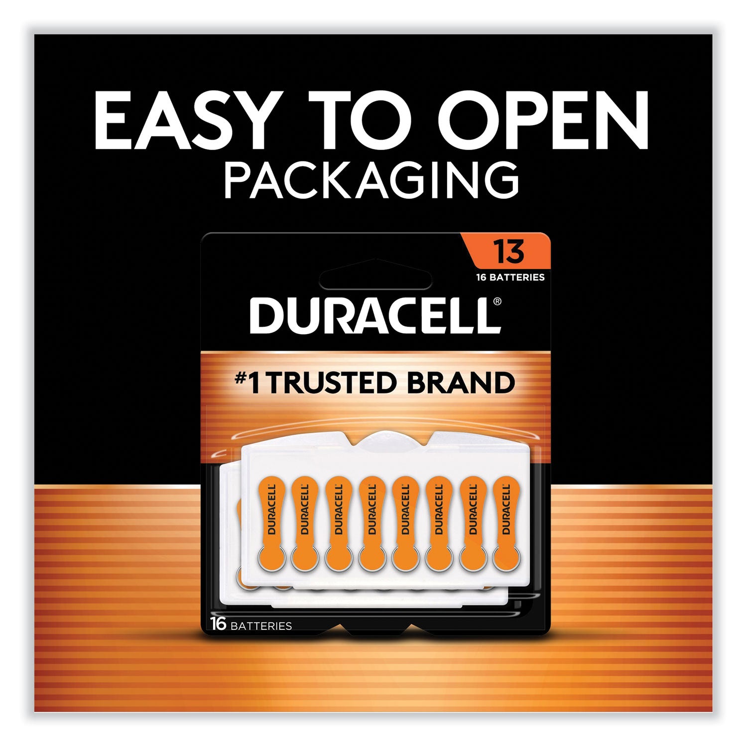 Duracell® Hearing Aid Battery, #10, 16/pack