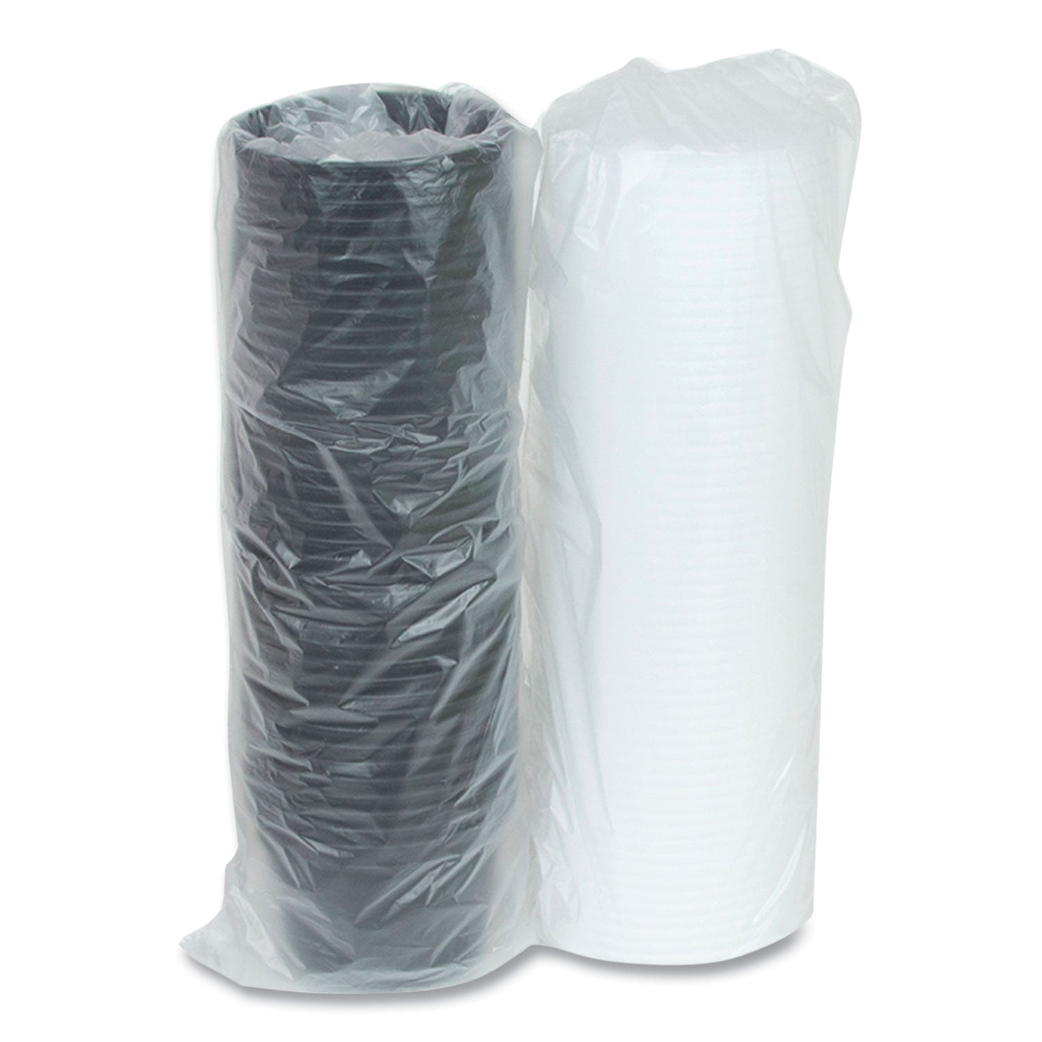 Pactiv Evergreen Newspring DELItainer Microwavable Container, 16 oz, 4.55 x 4.55 x 3.1, Black/Clear, Plastic, 240/Carton