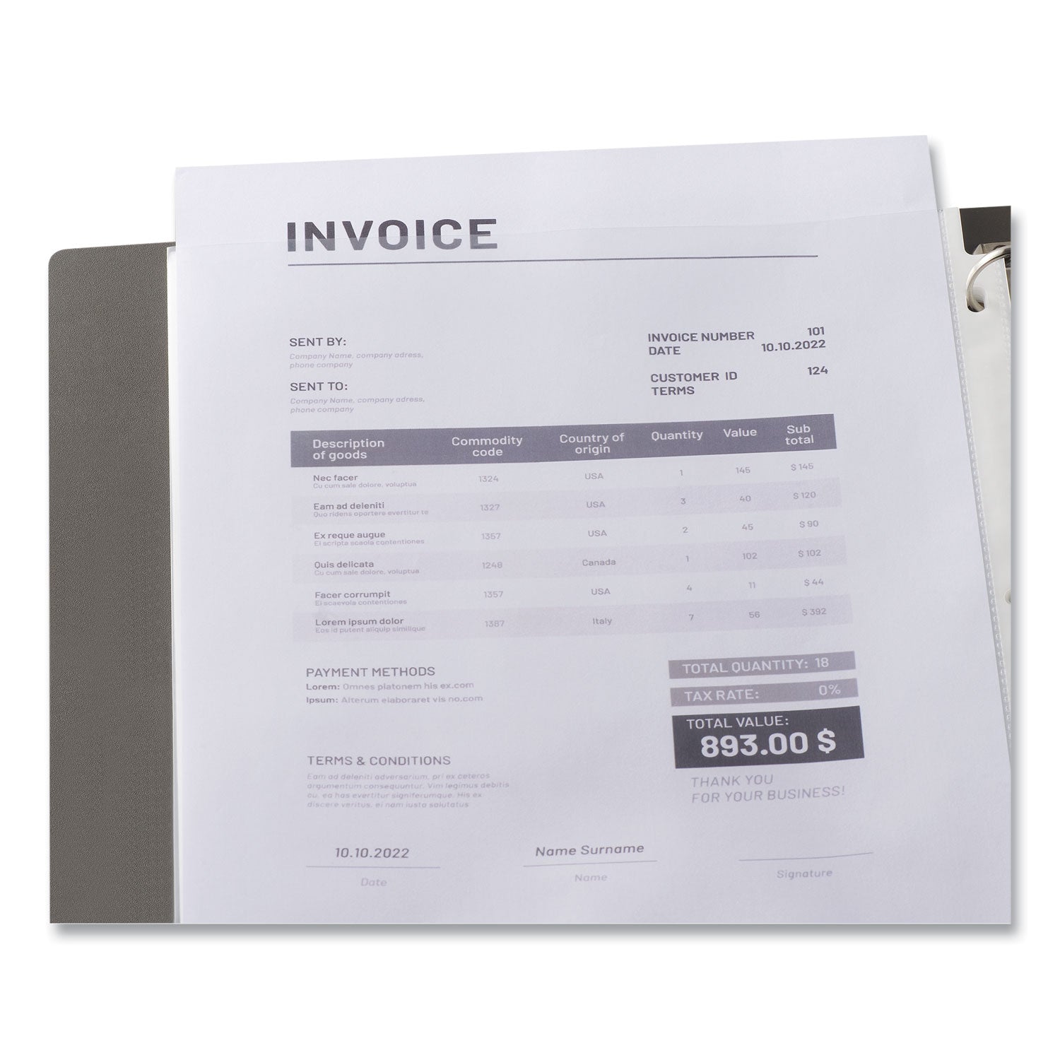 Universal® Top-Load Poly Sheet Protectors, Economy, Letter, 100/box