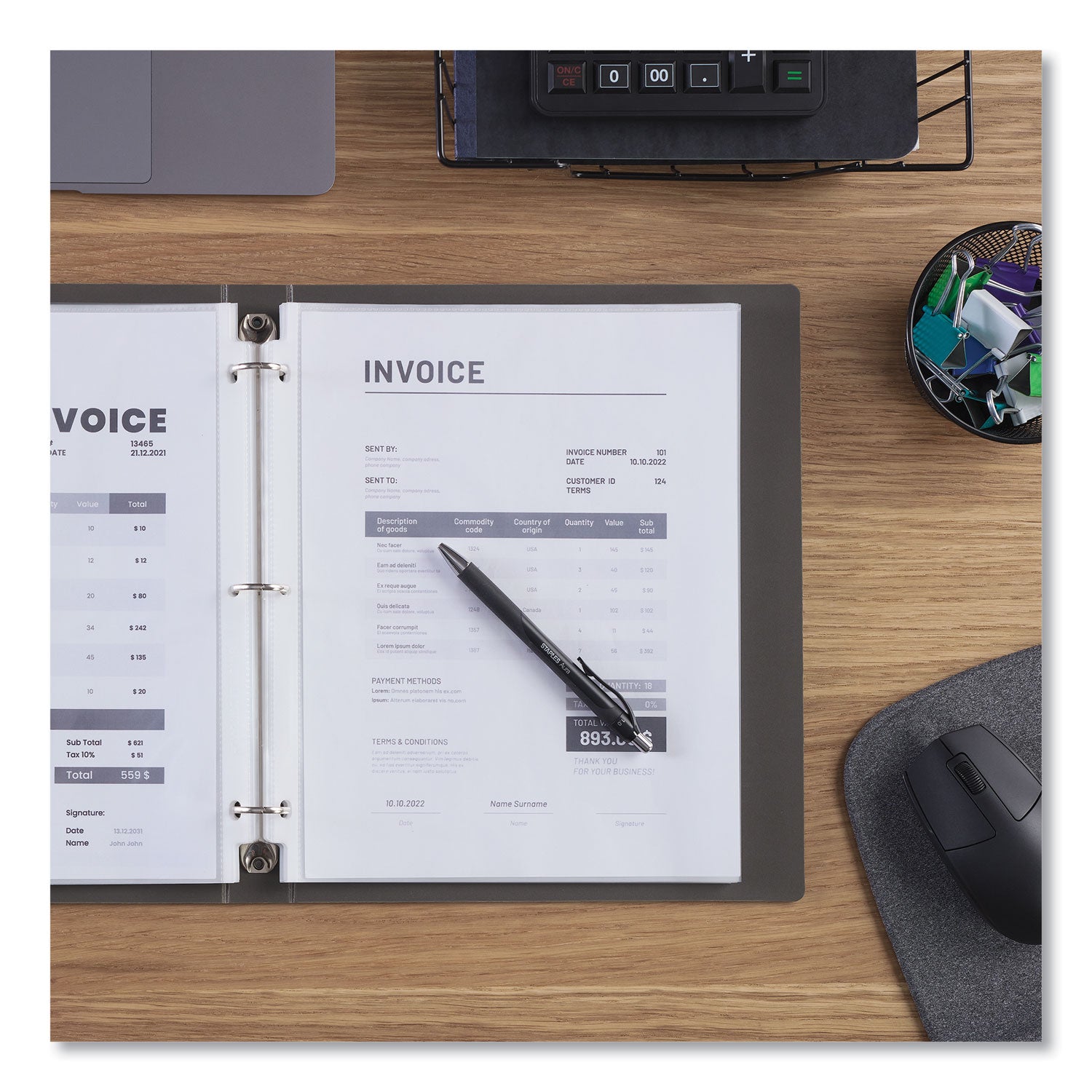 Universal® Top-Load Poly Sheet Protectors, Economy, Letter, 100/box