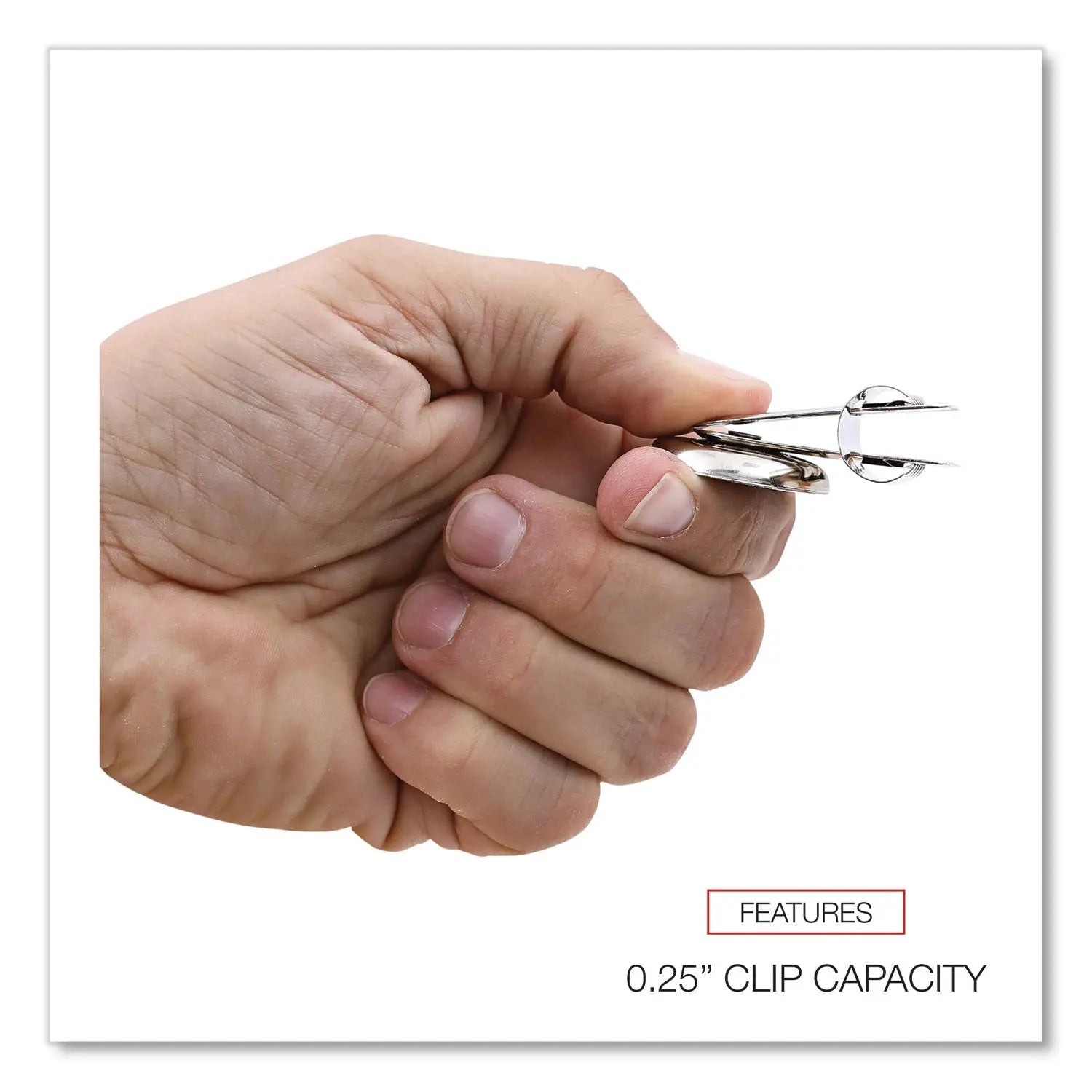 Bulldog Magnetic Clips, Medium, Nickel, 12/Pack Universal® Flipcost