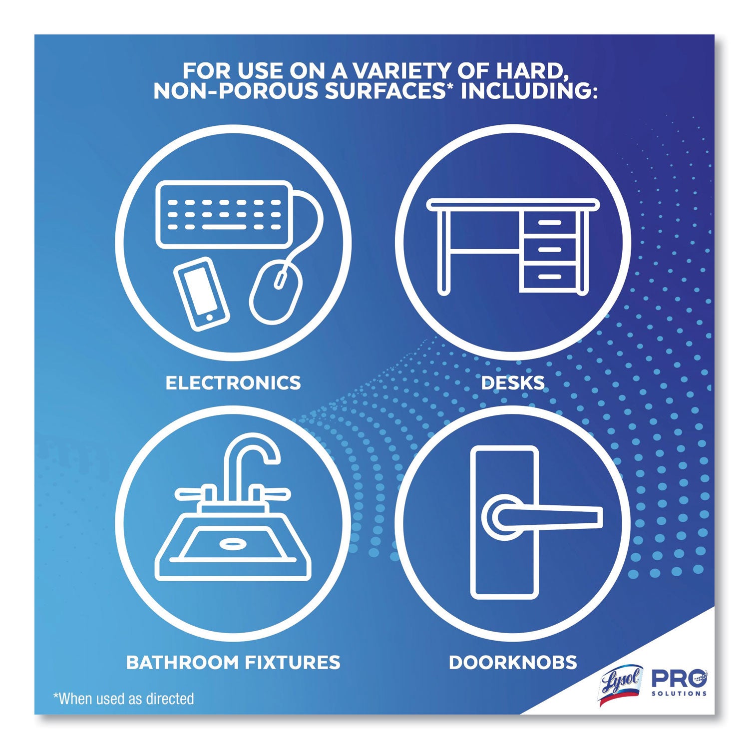 LYSOL® Brand Professional Disinfecting Wipe Bucket, 1-Ply, 6 X 8, Lemon And Lime Blossom, White, 800 Wipes