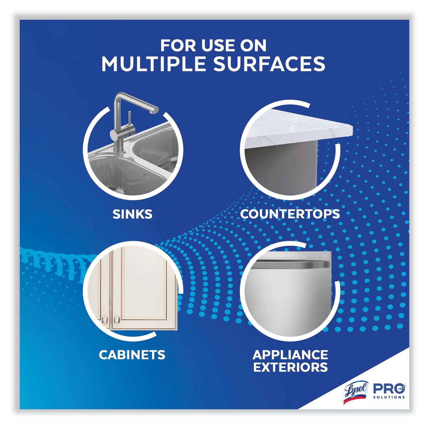 LYSOL® Brand Kitchen Pro Antibacterial Cleaner, Citrus Scent, 22 Oz Spray Bottle