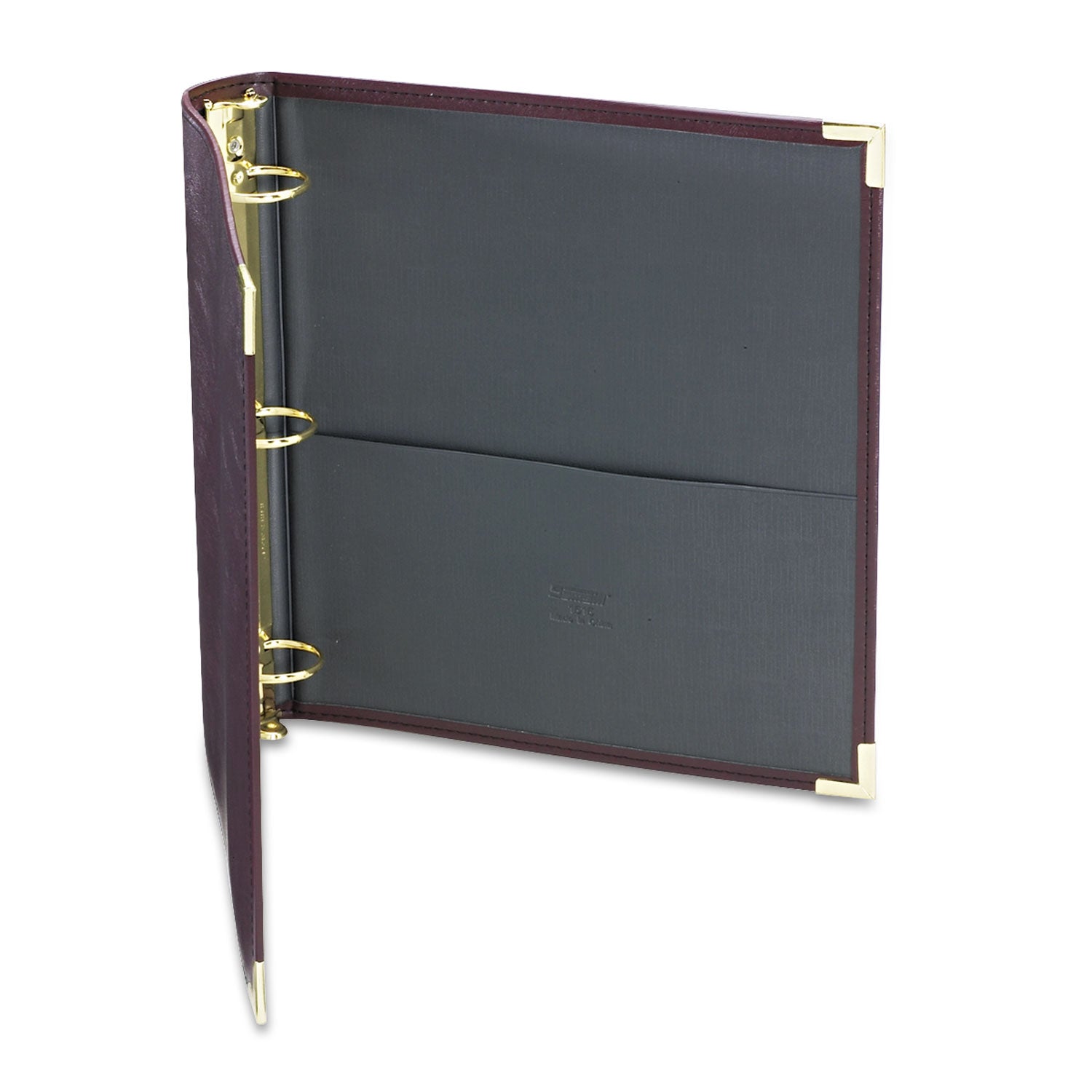 Samsill® Classic Collection Ring Binder, 3 Rings, 1.5" Capacity, 11 X 8.5, Burgundy
