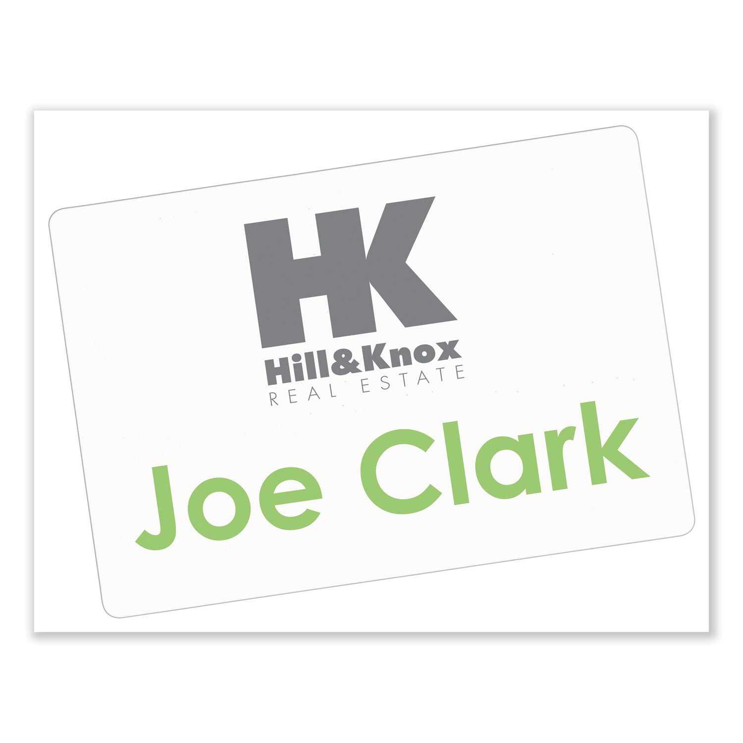 Avery® Printable Adhesive Name Badges, 3.38 X 2.33, White, 100/pack