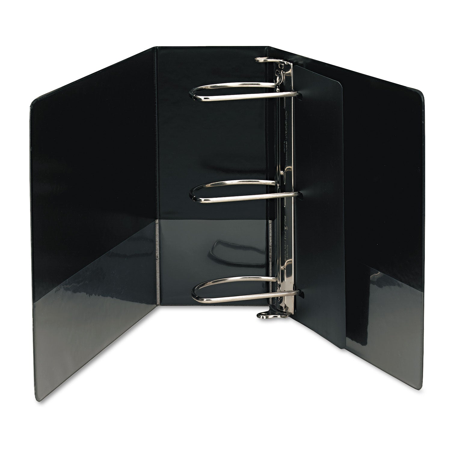 Samsill® Nonstick D-Ring View Binder, 3 Rings, 5" Capacity, 11 X 8.5, Black