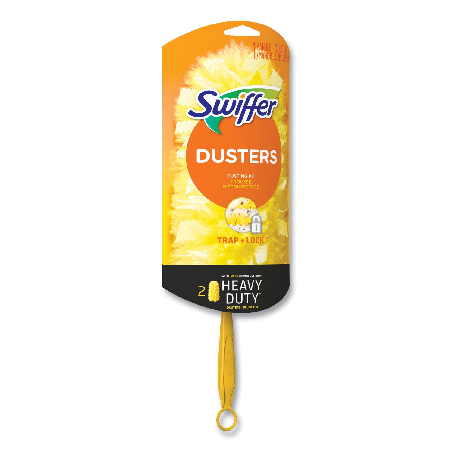 Swiffer® Heavy Duty Dusters Starter Kit, 6" Handle With Two Disposable Dusters, 4 Kits/carton
