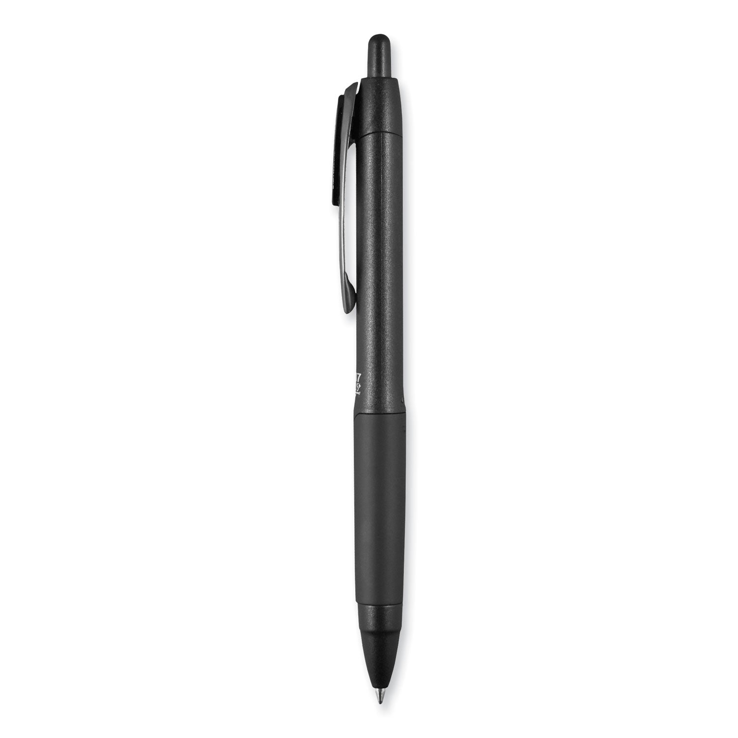 uniball® 207 Plus+ Gel Pen, Retractable, Medium 0.7 mm, Black Ink, Black Barrel, Dozen