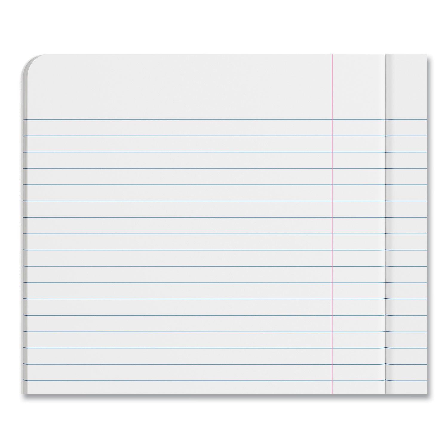 Universal® Composition Book, Wide/Legal Rule, Black Marble Cover, (100) 9.75 x 7.5 Sheets, 6/Pack