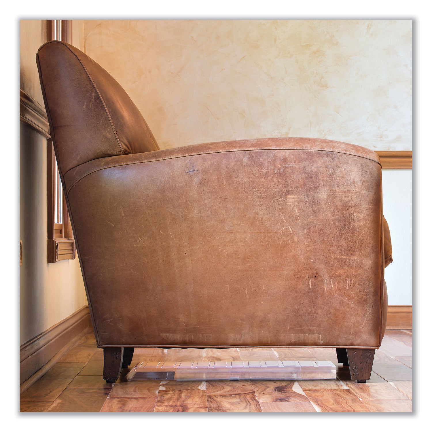 deflecto® Under Furniture Air Deflector, 11 x 20 x 1.25, Clear