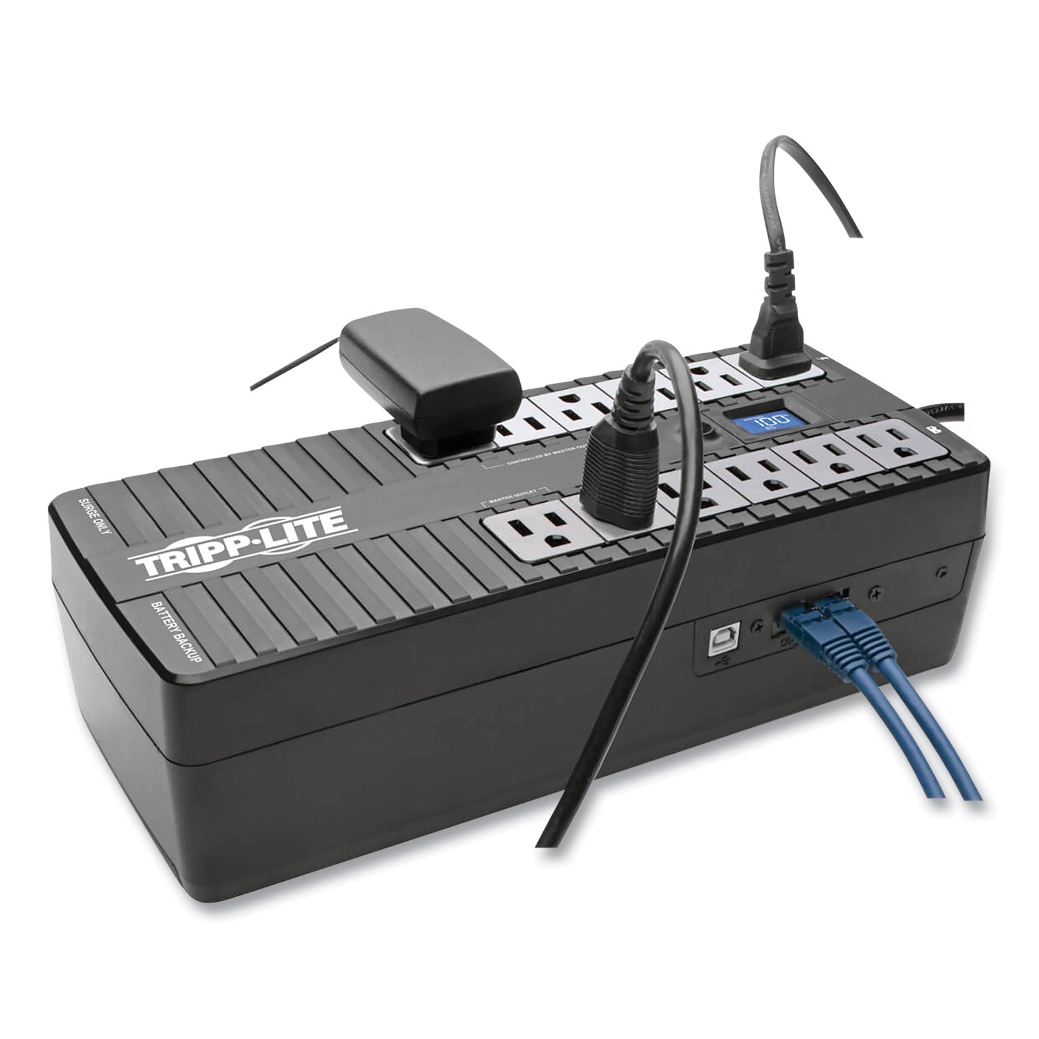 Tripp Lite by Eaton ECO Series Energy-Saving Standby UPS, 12 Outlets, 850 VA, 420 J