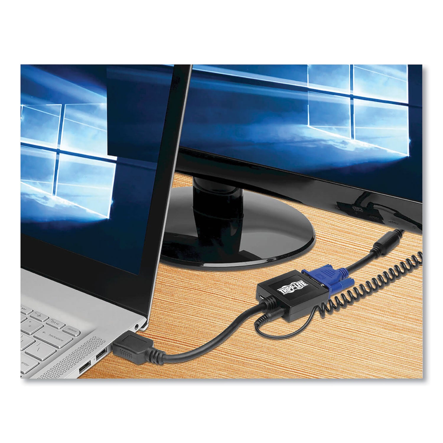 Tripp Lite by Eaton HDMI to VGA with Audio Converter Cable, 6", Black