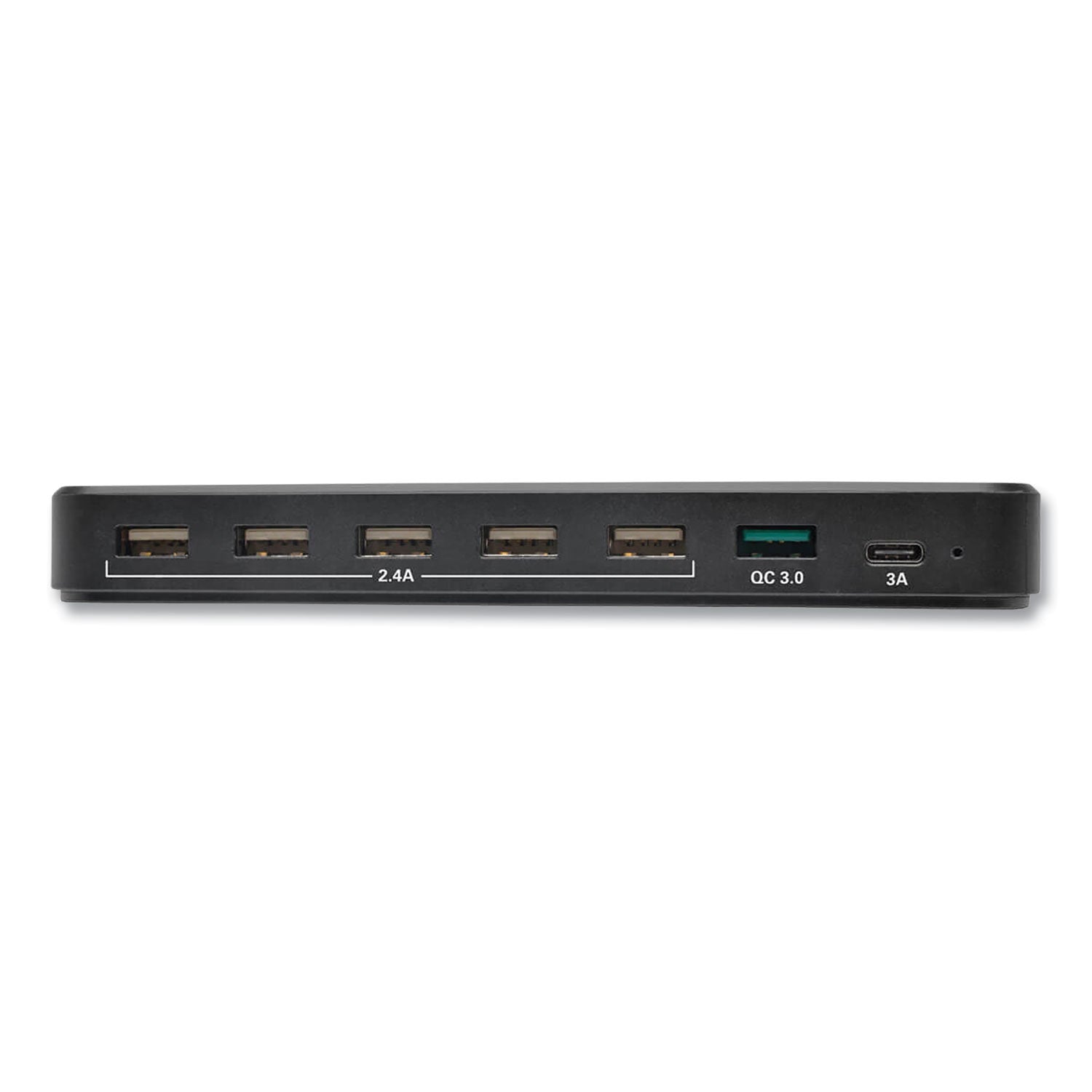 Tripp Lite by Eaton USB Charging Station with Quick Charge 3.0, 7 Devices, 4.9 x 2.6 x 6.6, Black