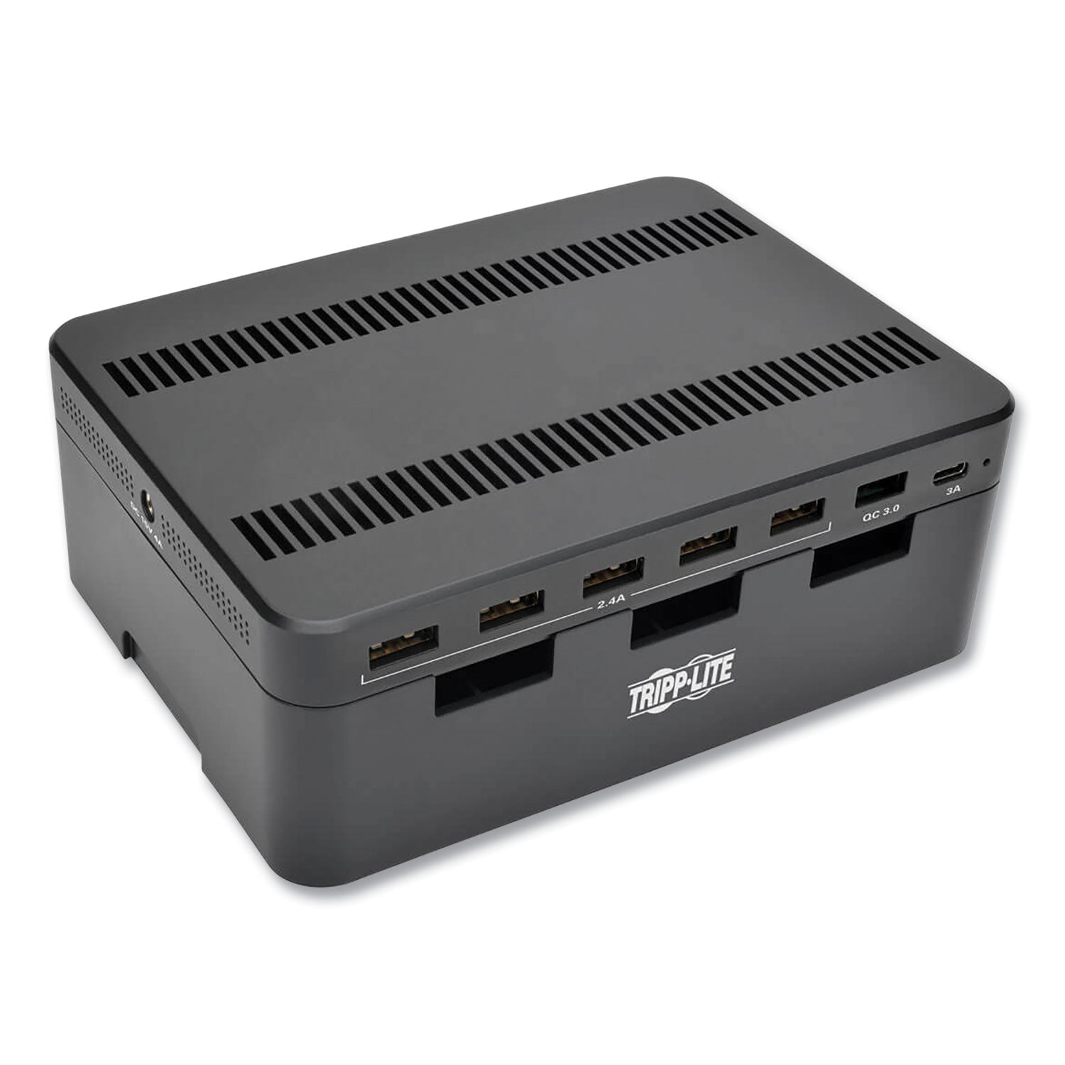 Tripp Lite by Eaton USB Charging Station with Quick Charge 3.0, 7 Devices, 4.9 x 2.6 x 6.6, Black